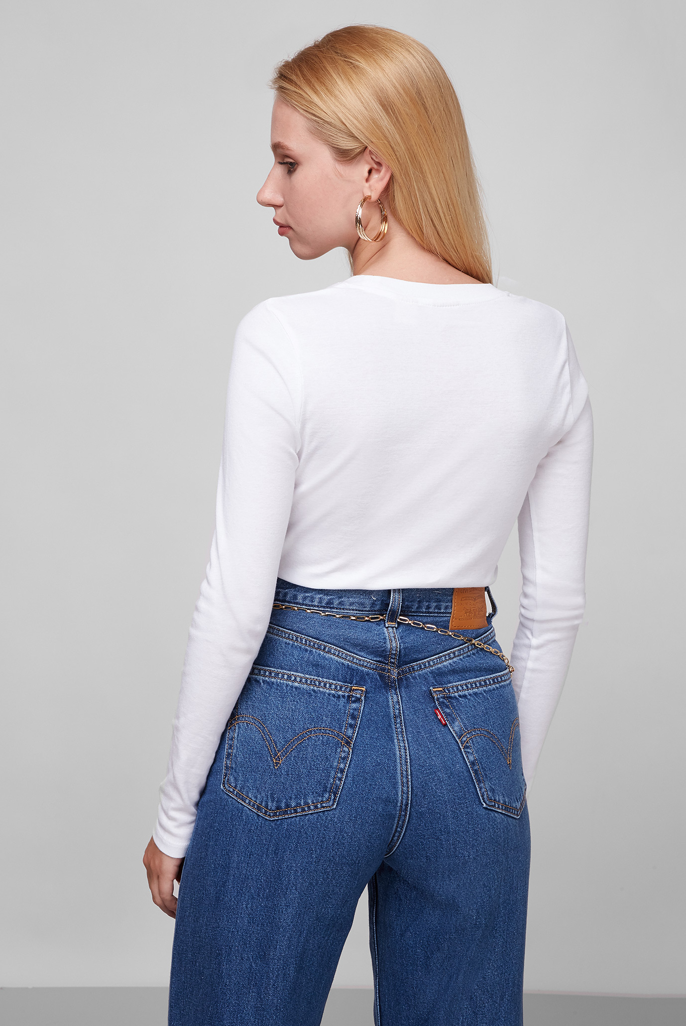 Женский белый лонгслив Levi’s® 69555;0000