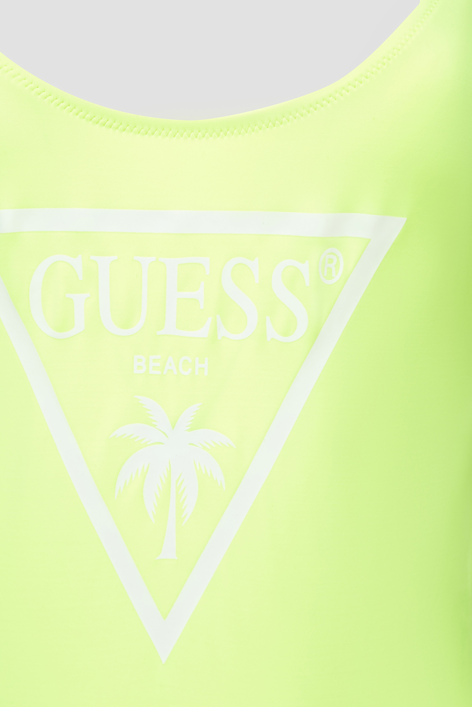 Женский салатовый купальник Guess E02J33.MC044;FLYL
