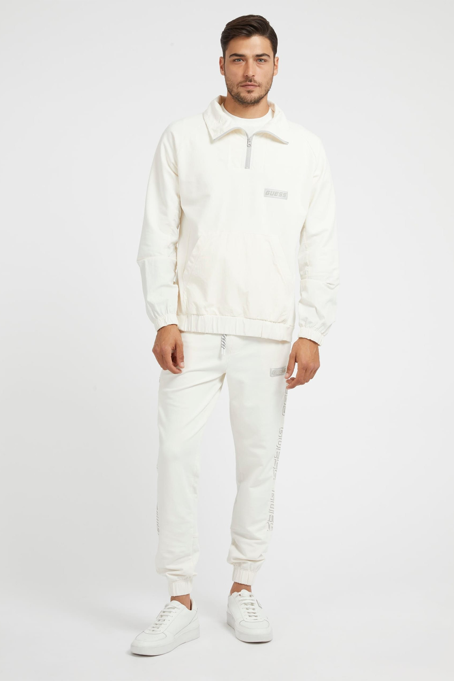 Мужские белые спортивные брюки Guess Z3YB09.K6ZS0;G018