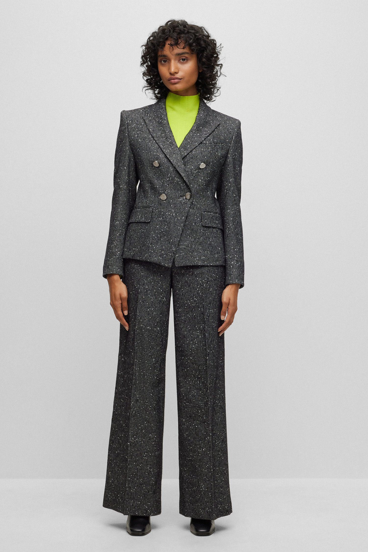 Женский салатовый гольф BOSS 50493851;735