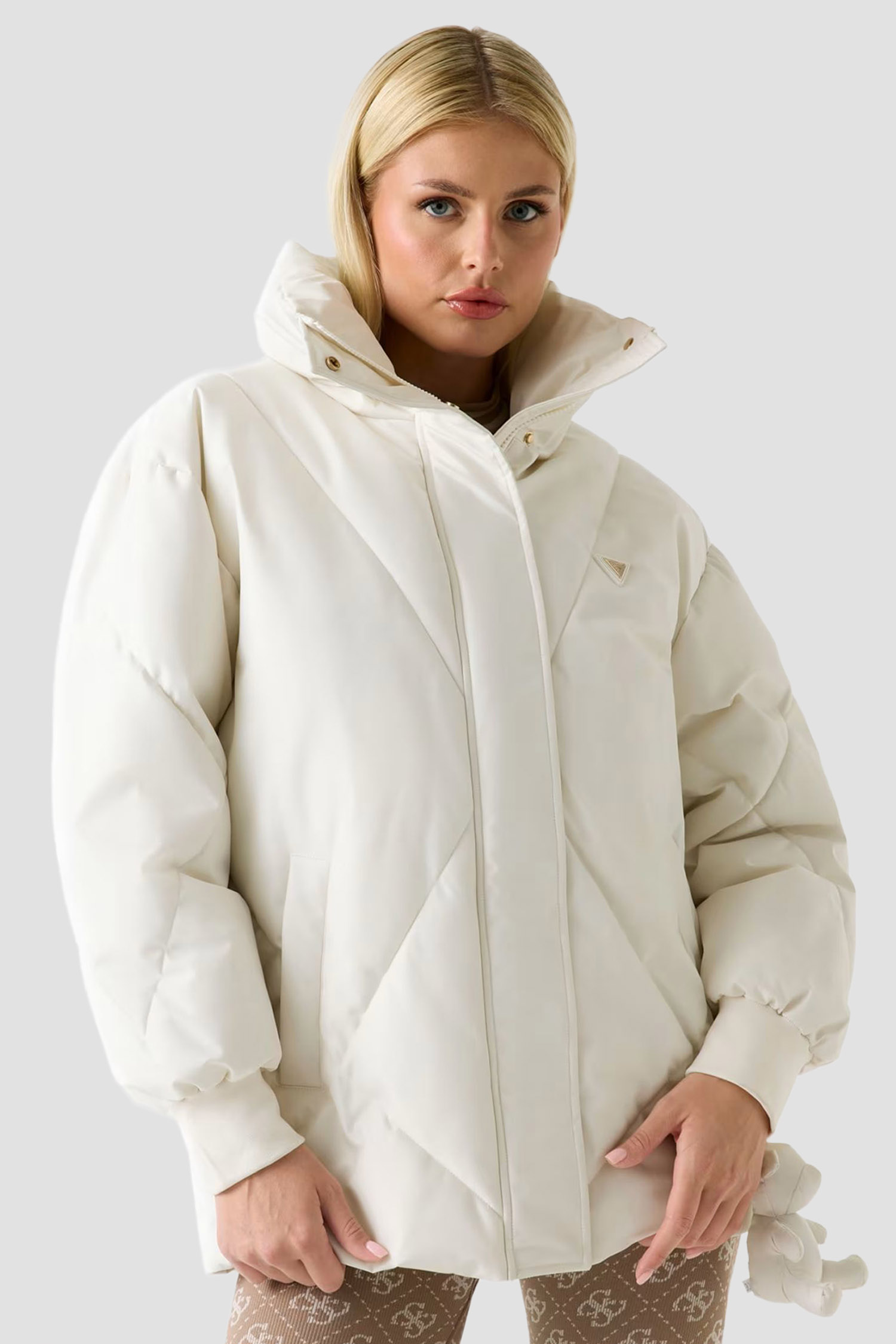 Женская белая куртка Guess V5BL13.WHHZ2;G042 — Ultrashop
