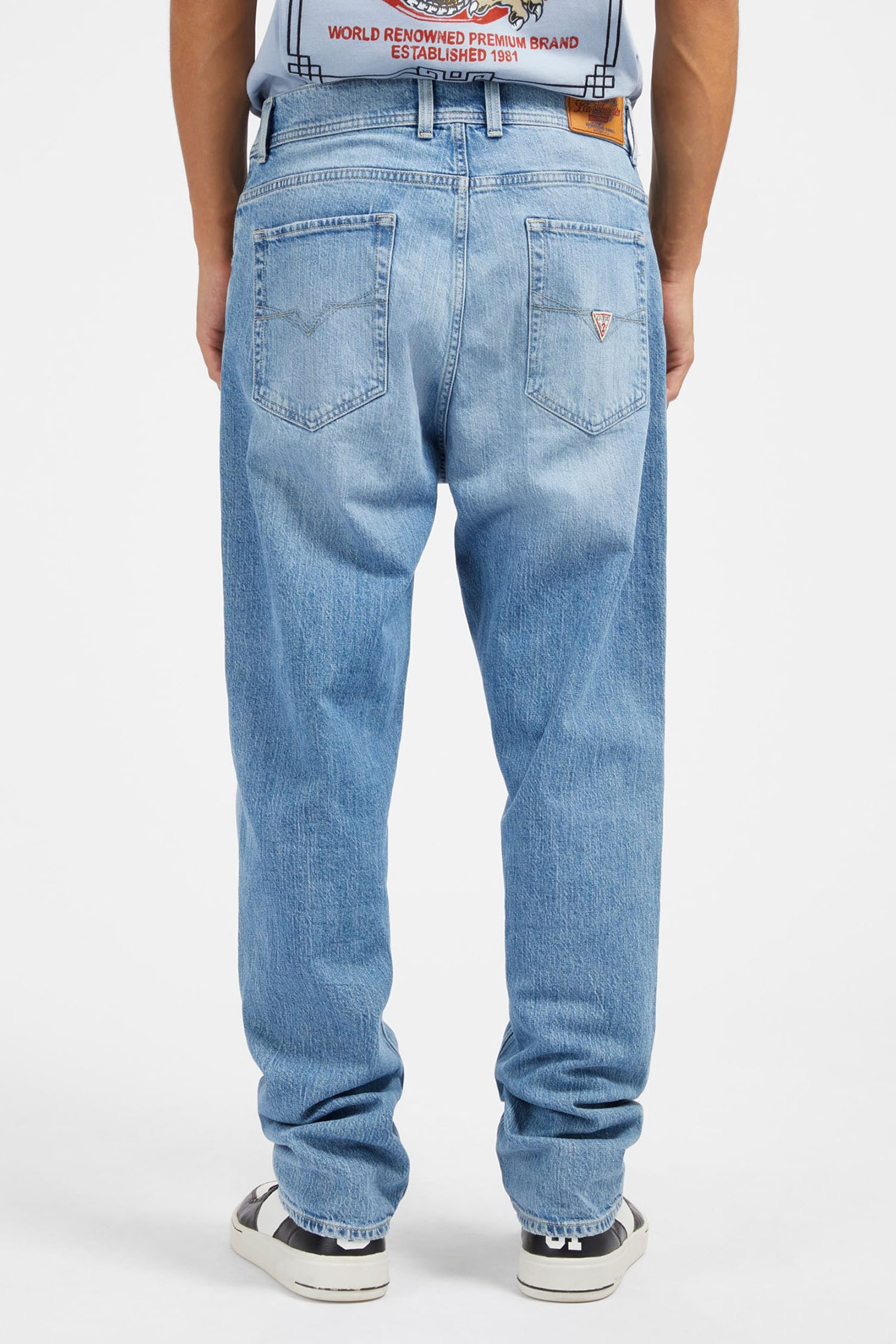 Чоловічі блакитні джинси Guess M4RA66.D58M3;R8TE