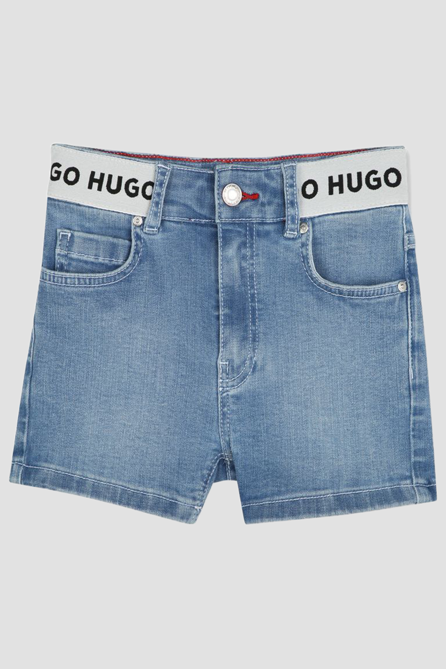Дитячі блакитні джинсові шорти HUGO kids G00407;Z25