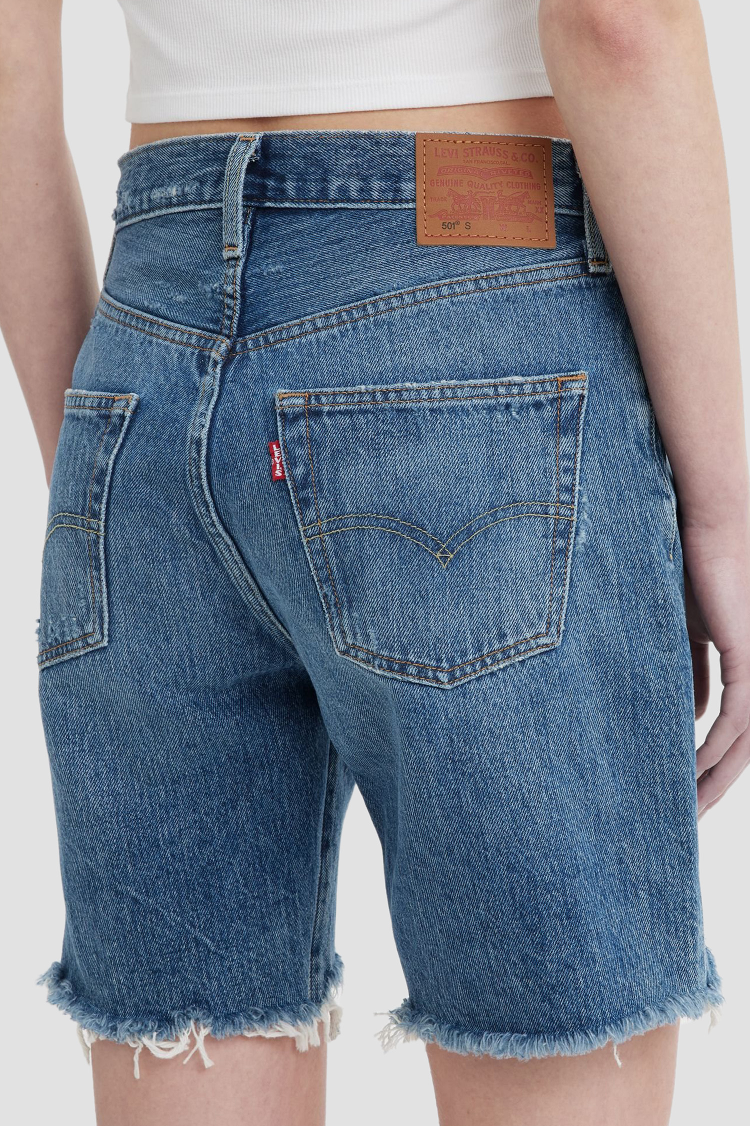 Женские синие джинсовые шорты 501® 90's Levi’s® A1962;0014