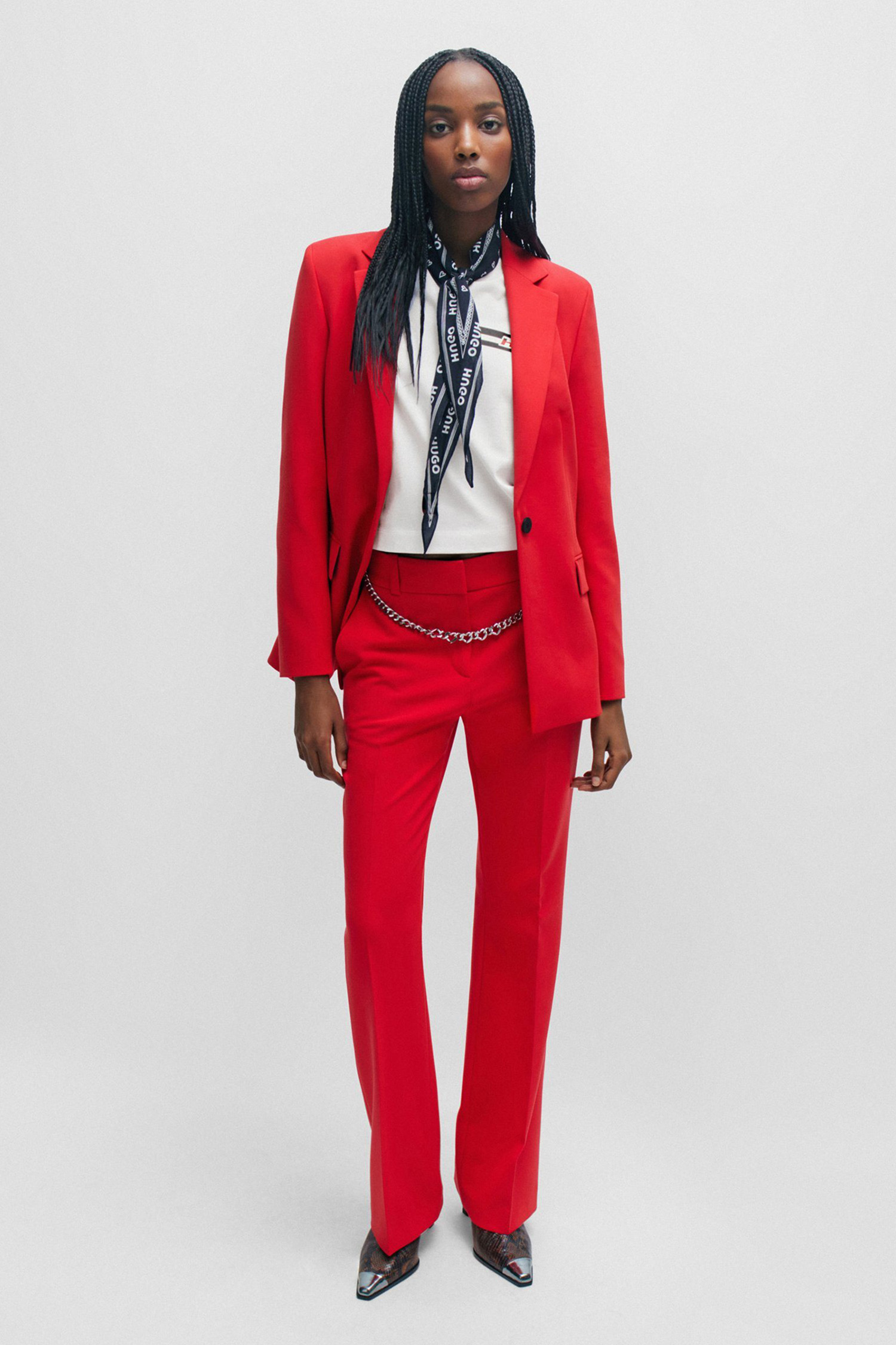 Жіноча біла футболка HUGO 50505022;102