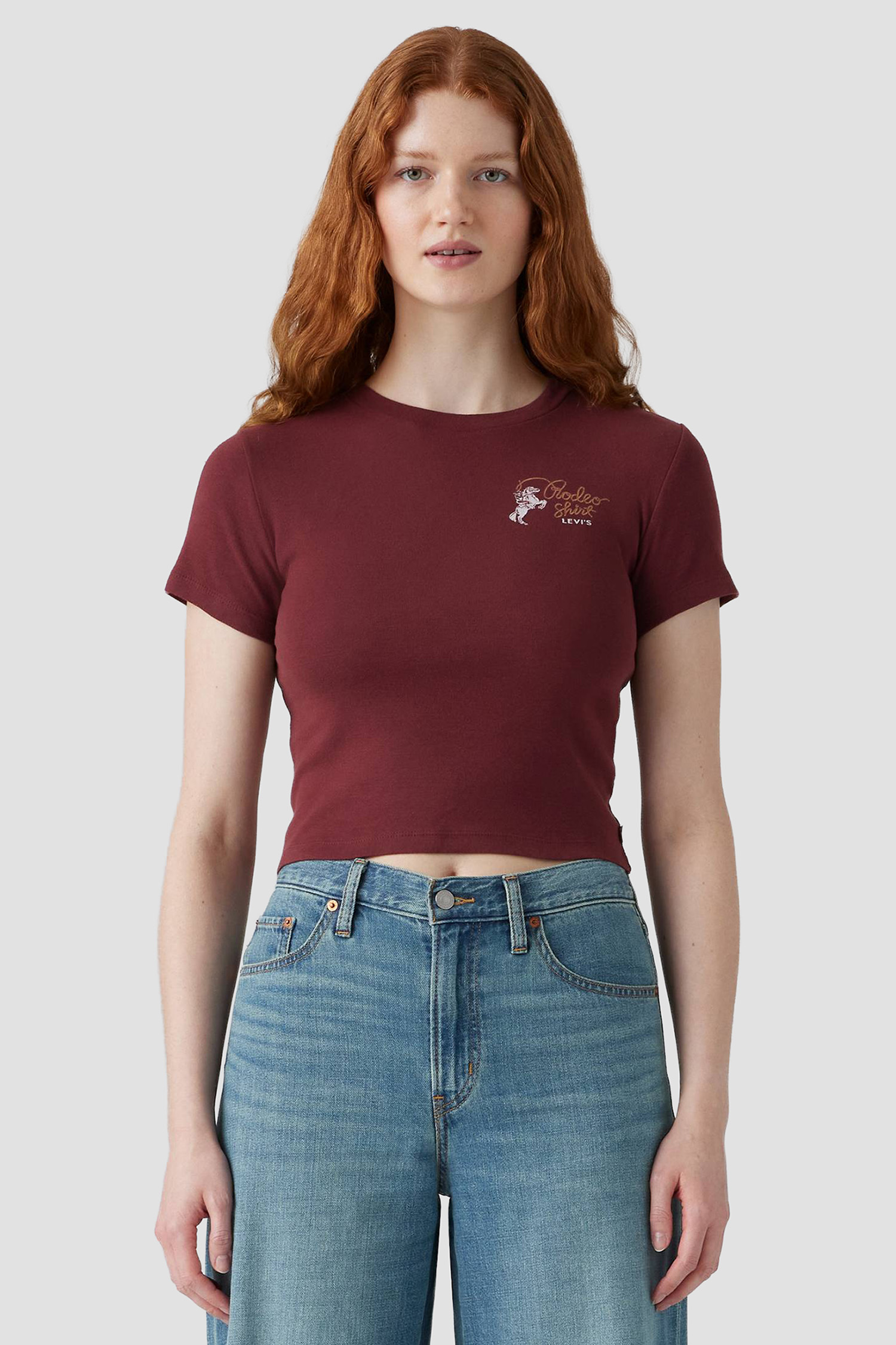 Жіноча бордова футболка Levi’s® A8798;0070
