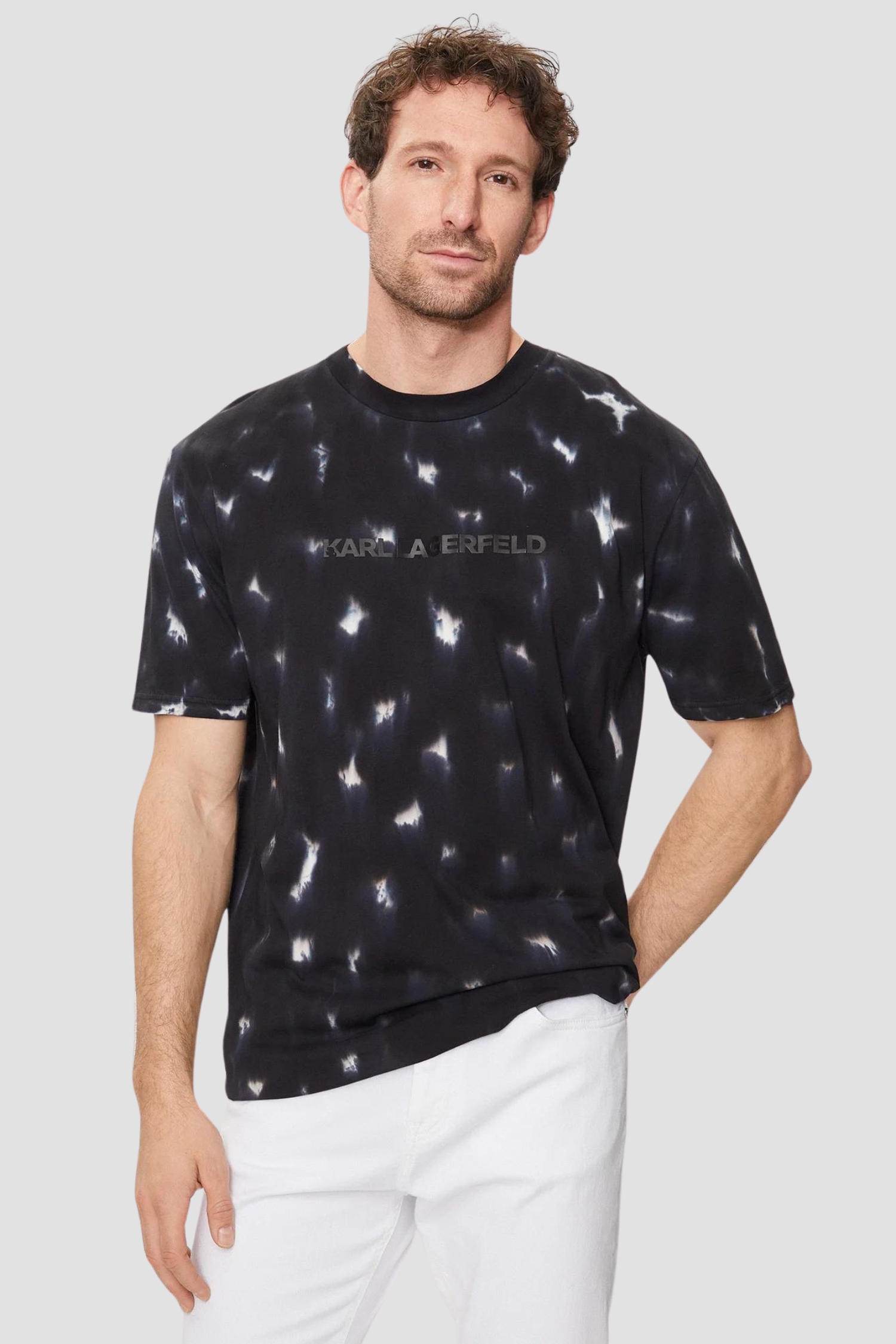 Мужская черная футболка Karl Lagerfeld 542251.755170;990