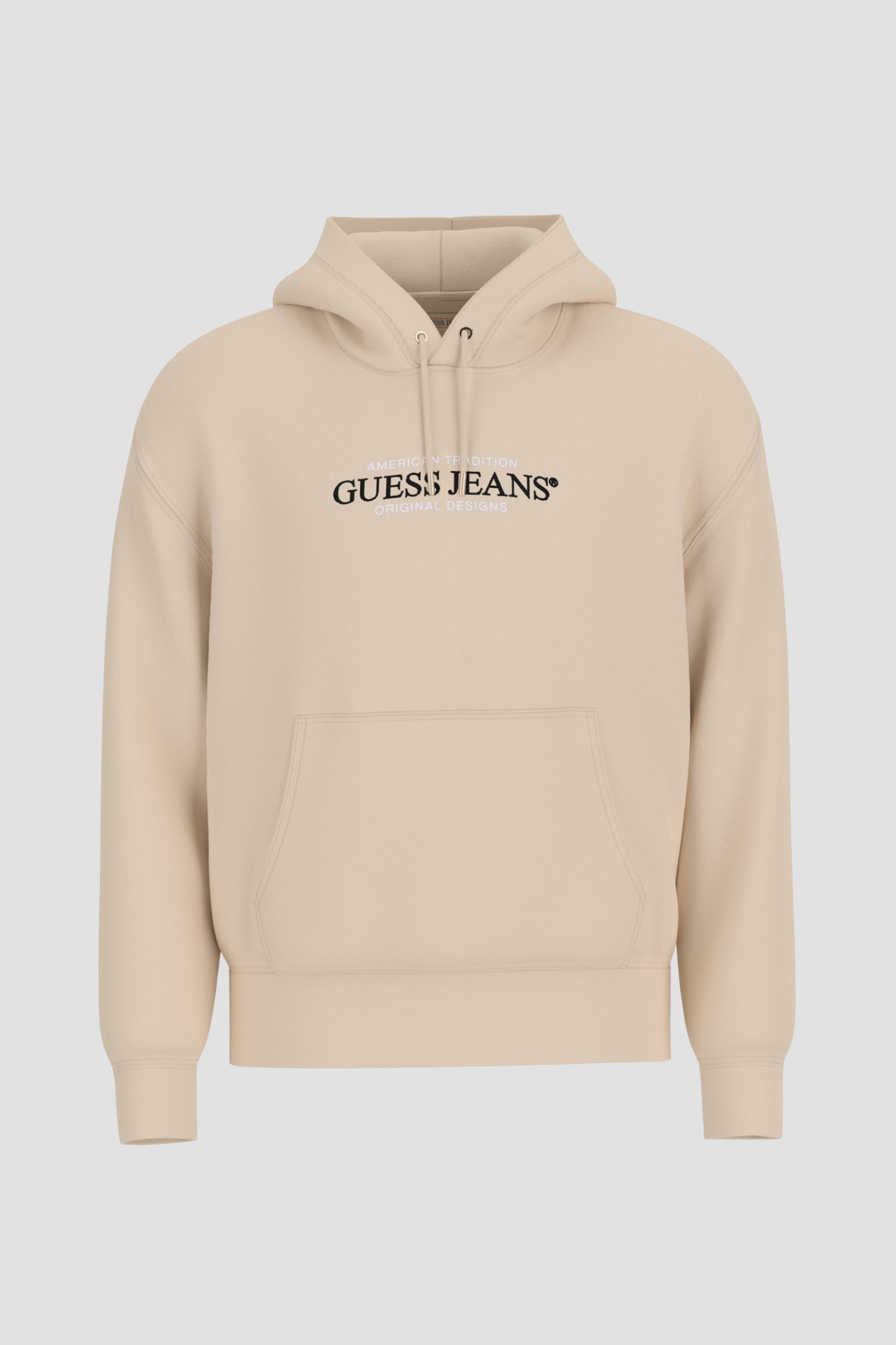Мужское бежевое худи Guess Jeans M4YQ23.K9V31;G1W7