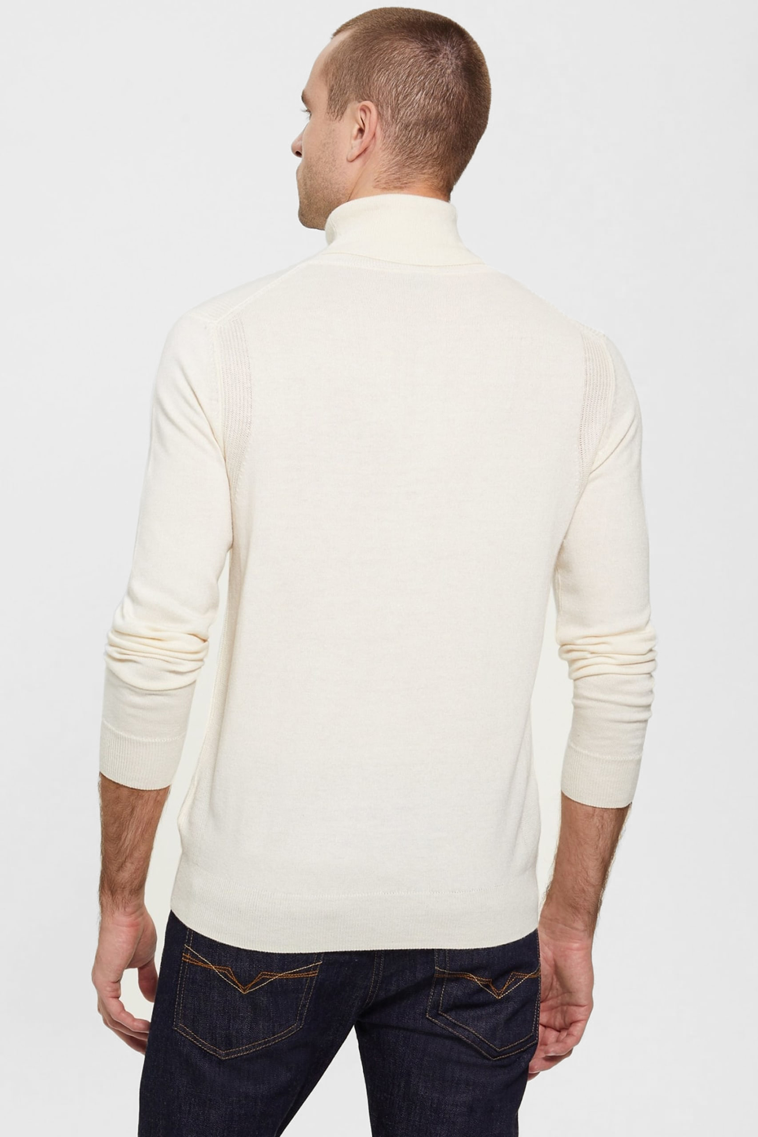 Чоловічий білий гольф Guess M2BR08.Z3142;G293