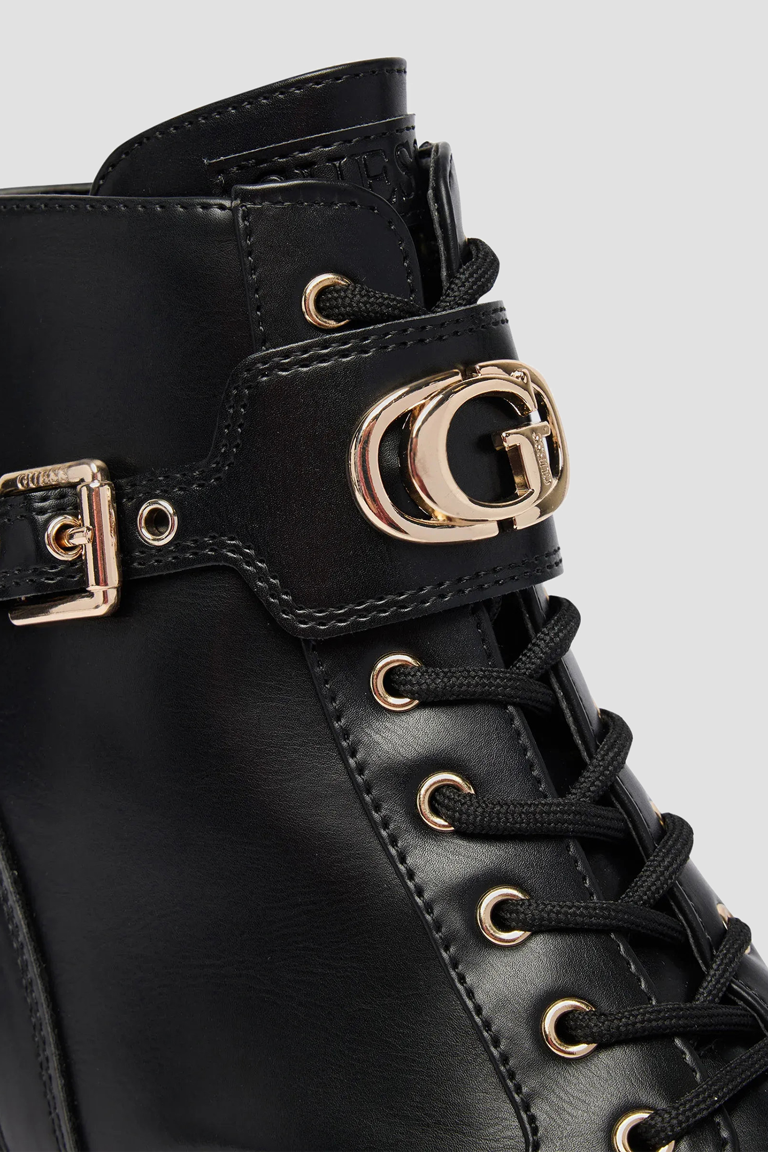 Женские черные ботинки Guess FLTOLA.ELE10;BLACK