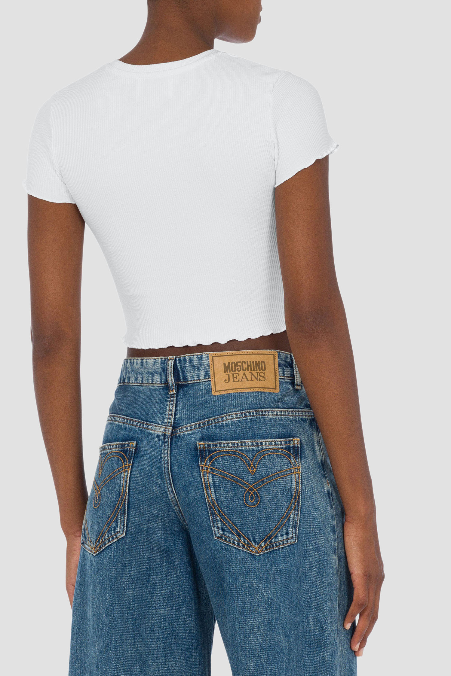 Жіночий білий топ Moschino A1204.3759;0001