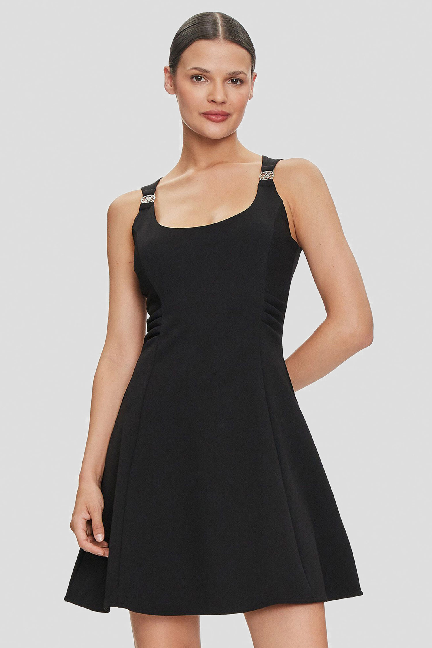 Жіноча чорна сукня Guess W4YK24.KCBO2;JBLK