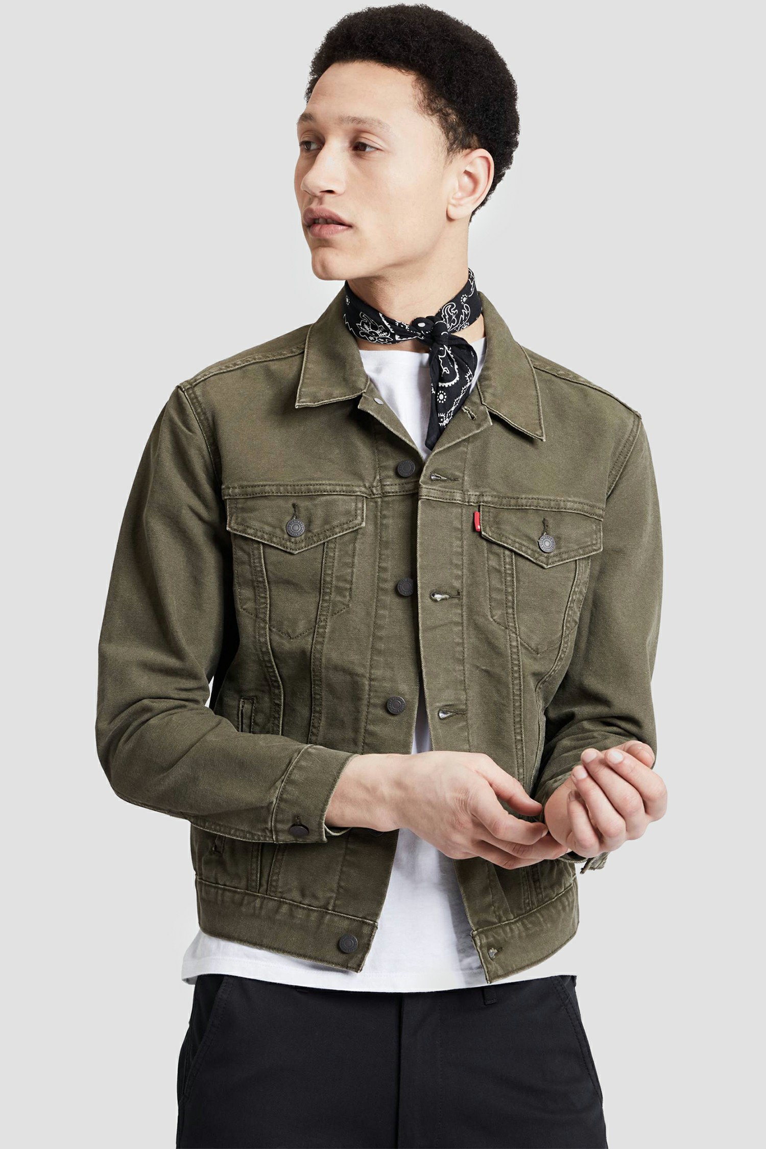 Чорна бандана з візерунком Levi’s® 77138;0631