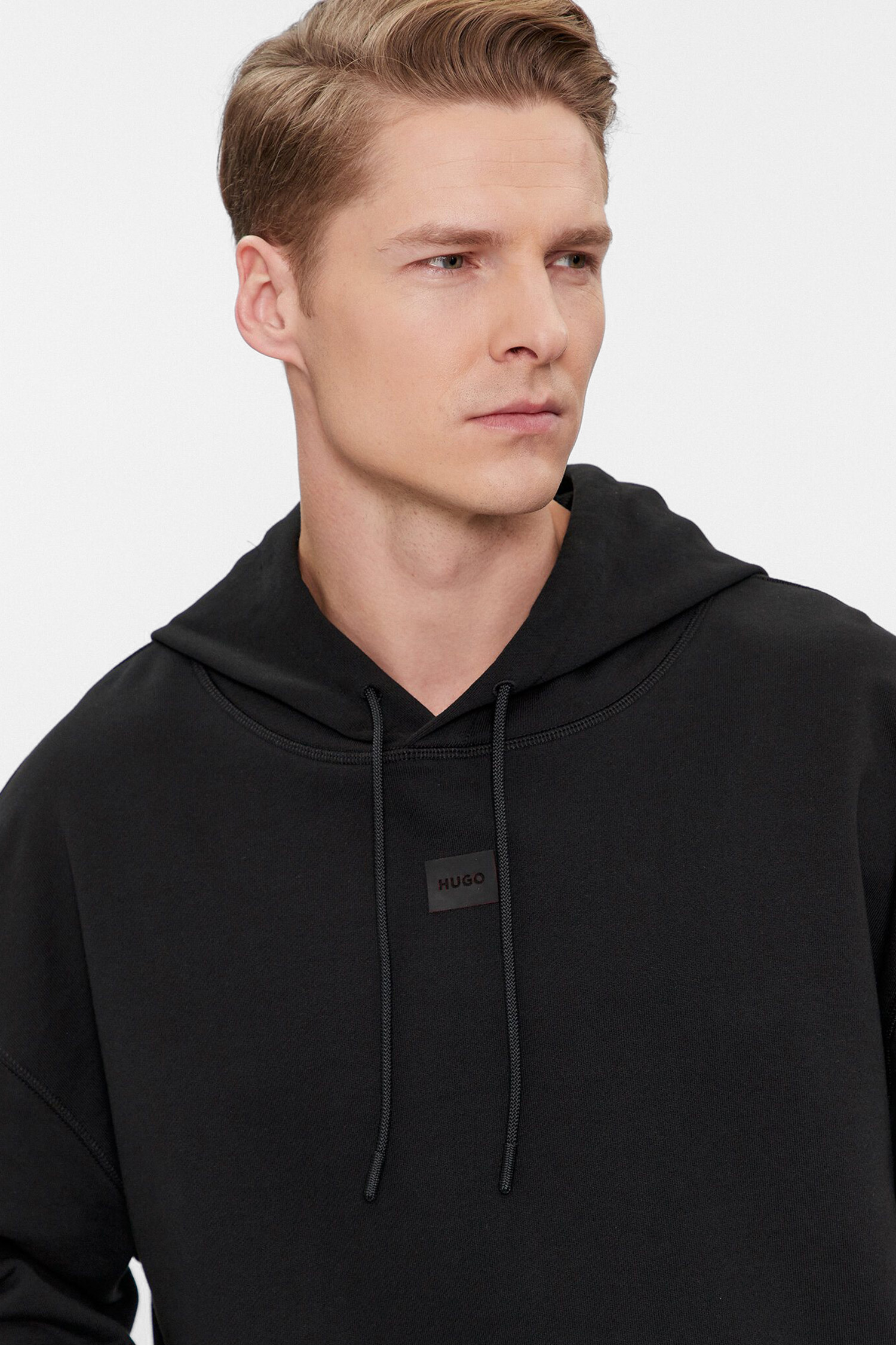 Мужское черное худи HUGO 50505043;001