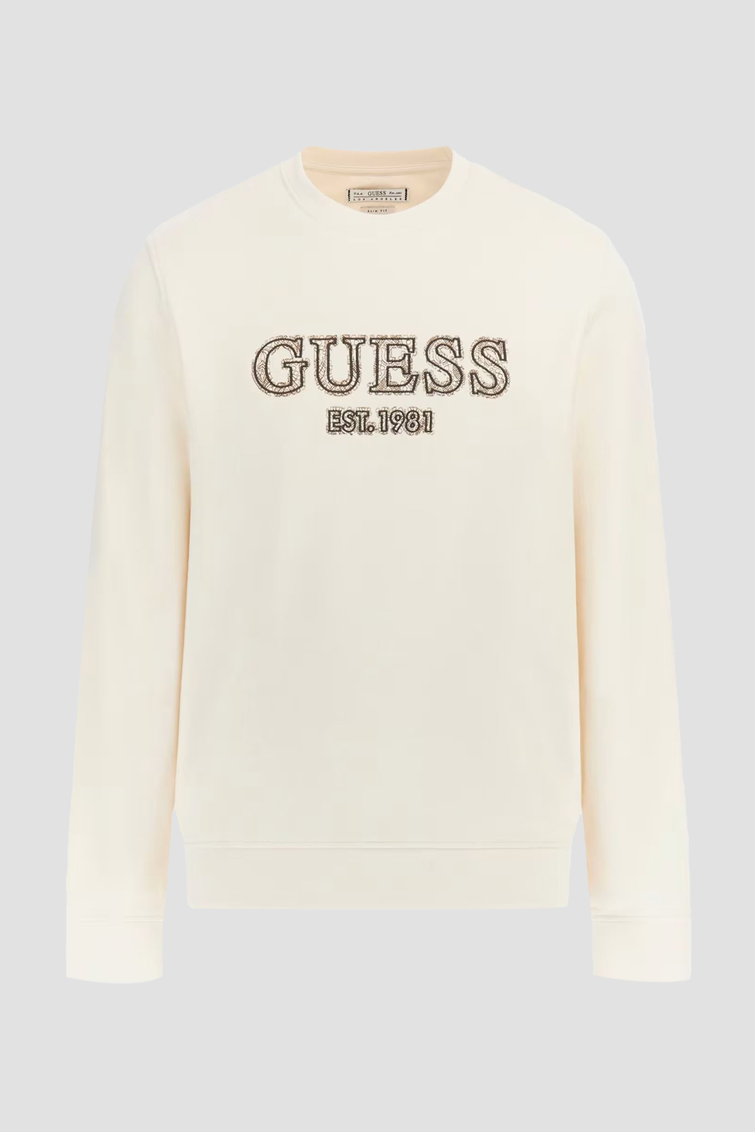 Мужской бежевый свитшот Guess M5RQ15.KCN01;G1H6