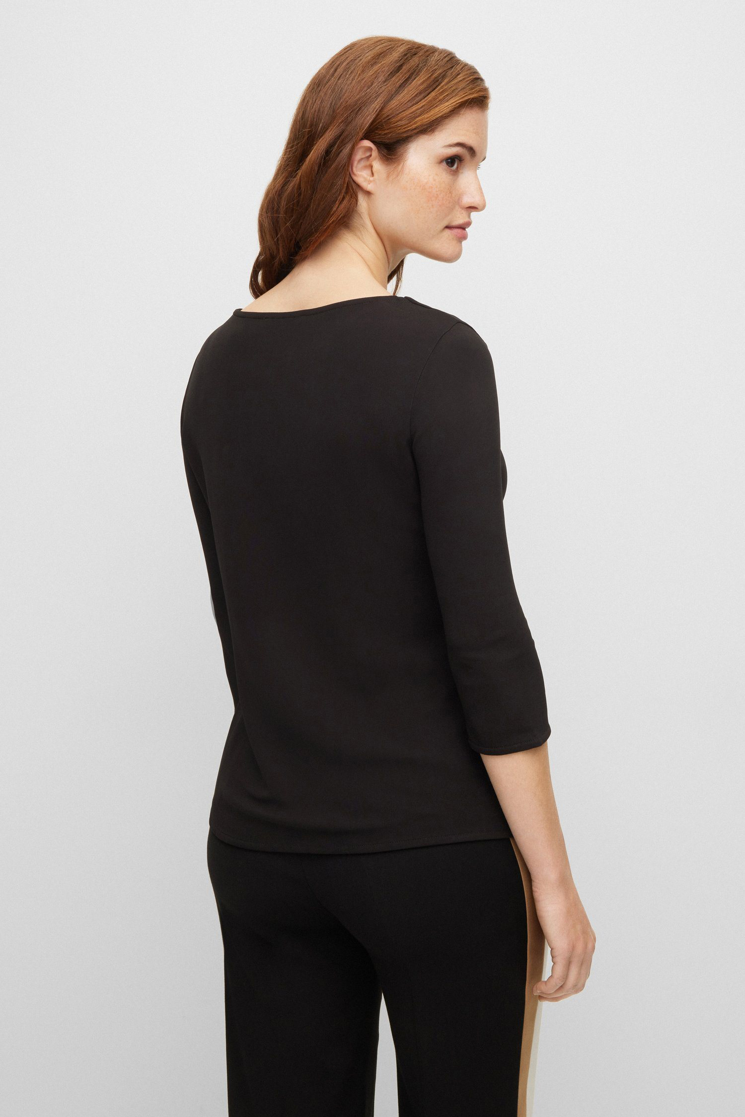 Женская черная блуза BOSS 50418247;001