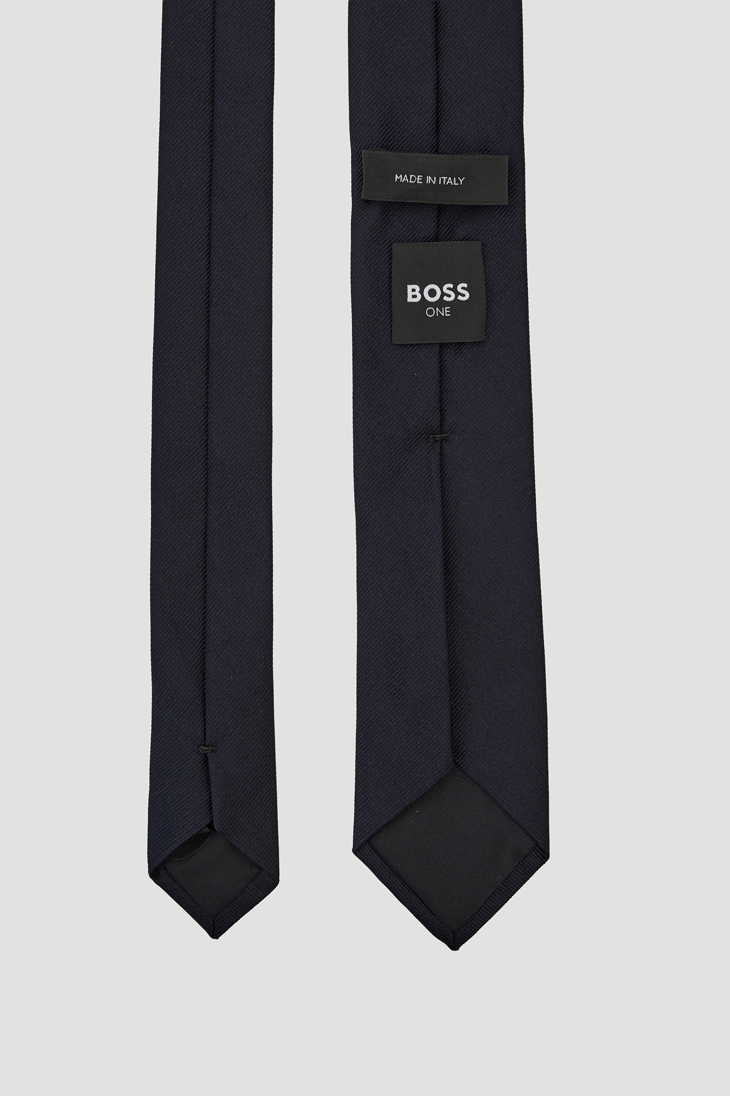 Чоловіча чорна шовкова краватка BOSS 50569323;401