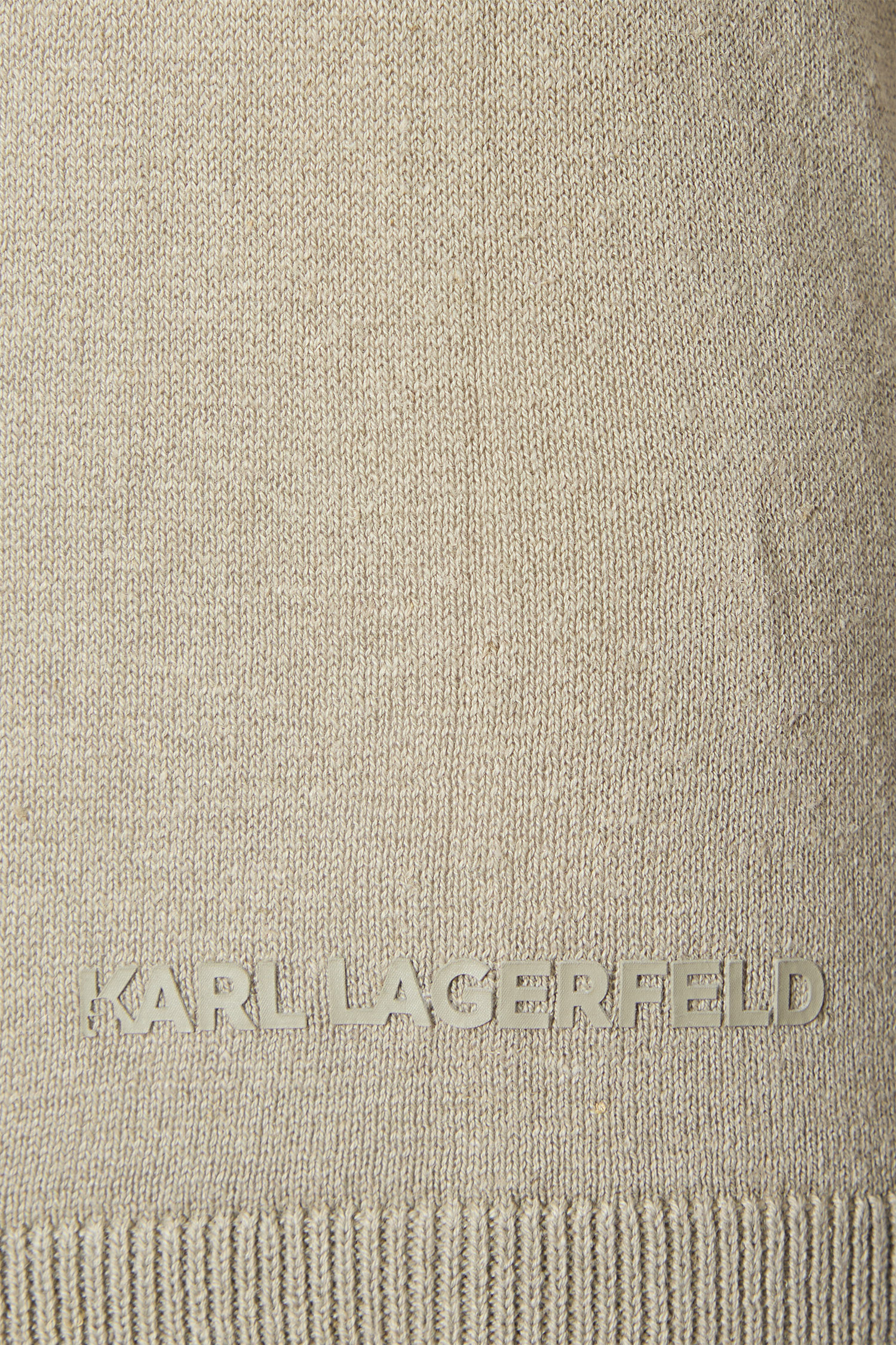 Чоловічий бежевий лляний джемпер Karl Lagerfeld 562305.655019;420