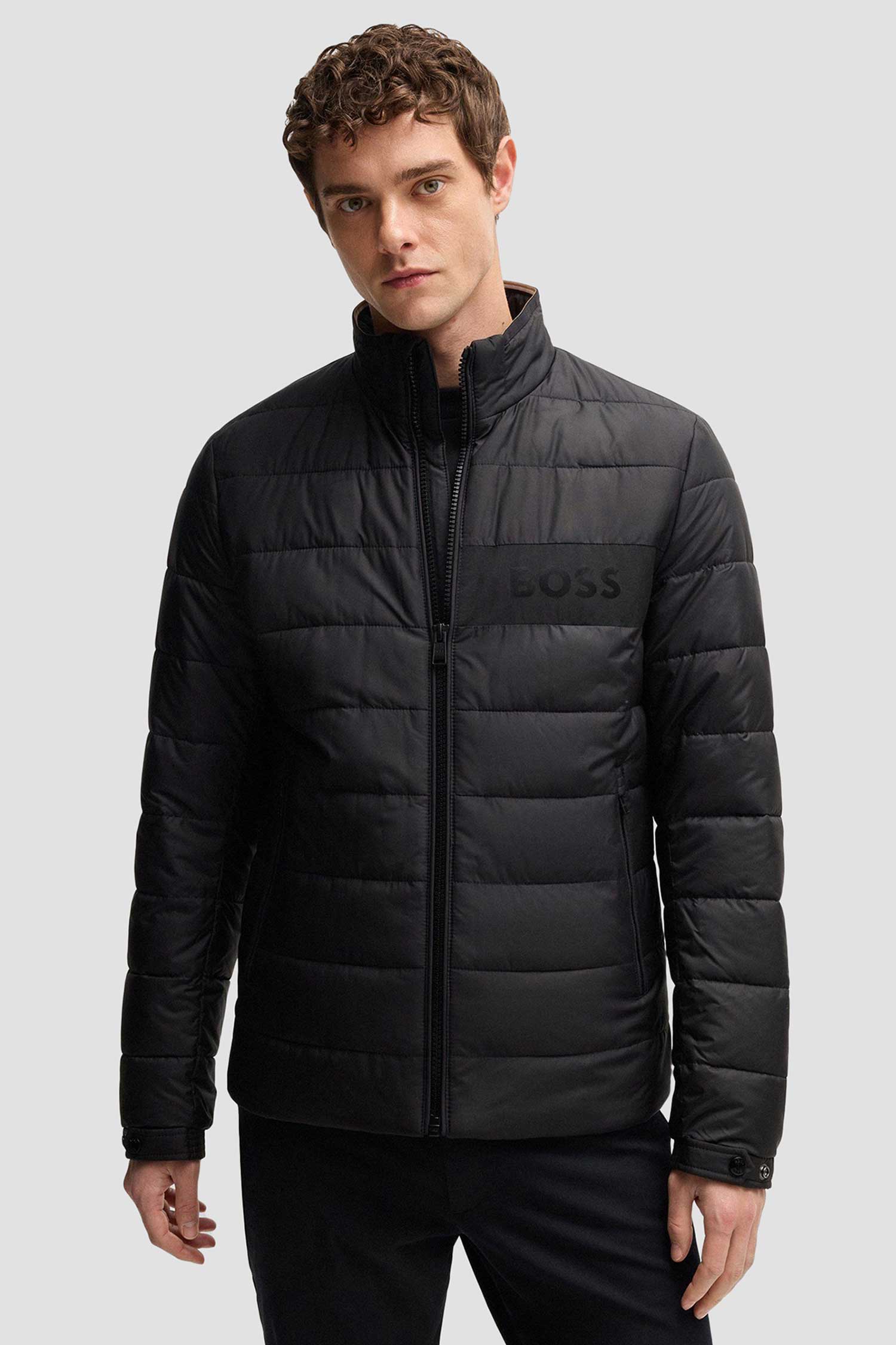 Мужская черная куртка BOSS 50519237;001