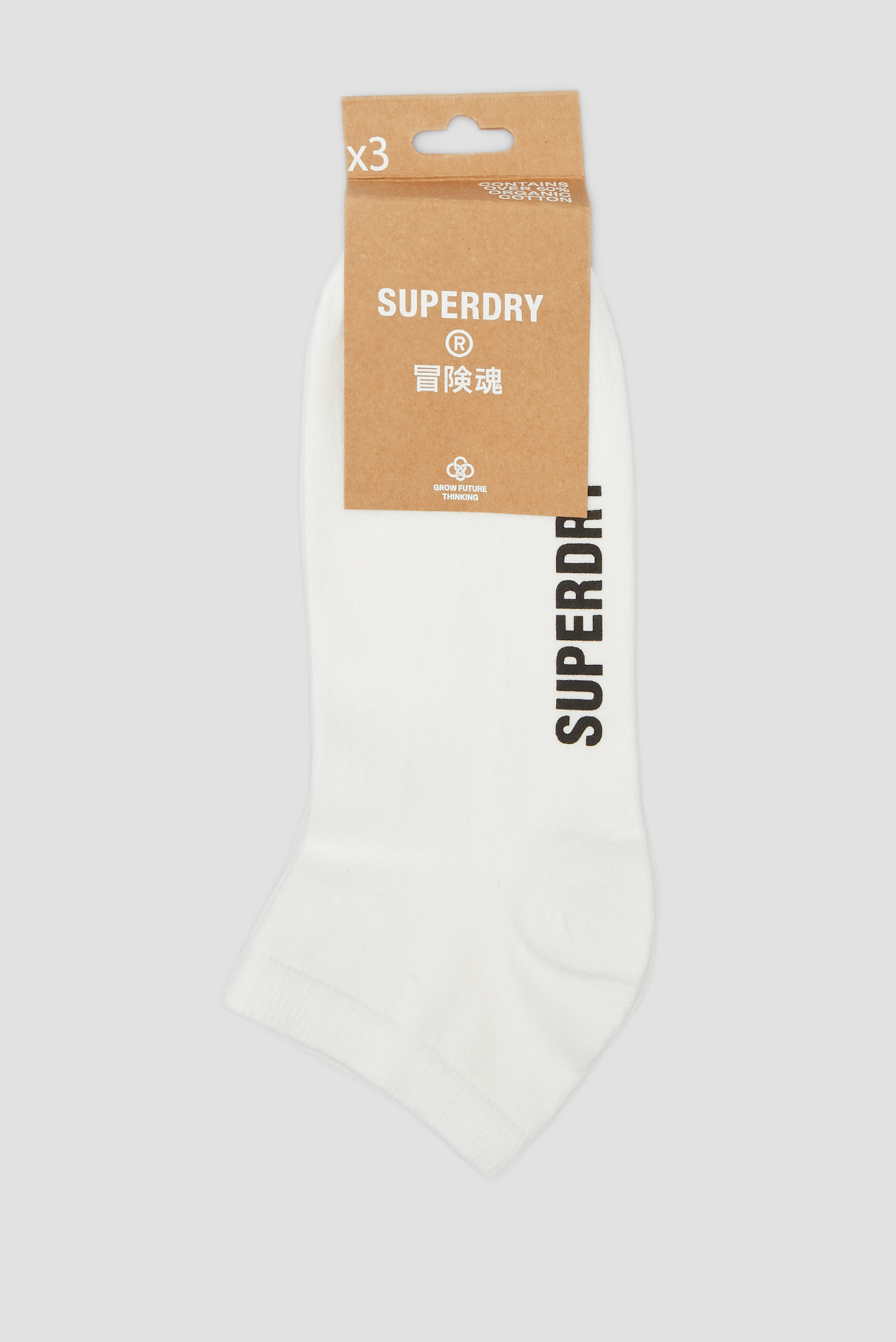 Чоловічі білі шкарпетки (3 пари) SuperDry Y3110021A;6FY