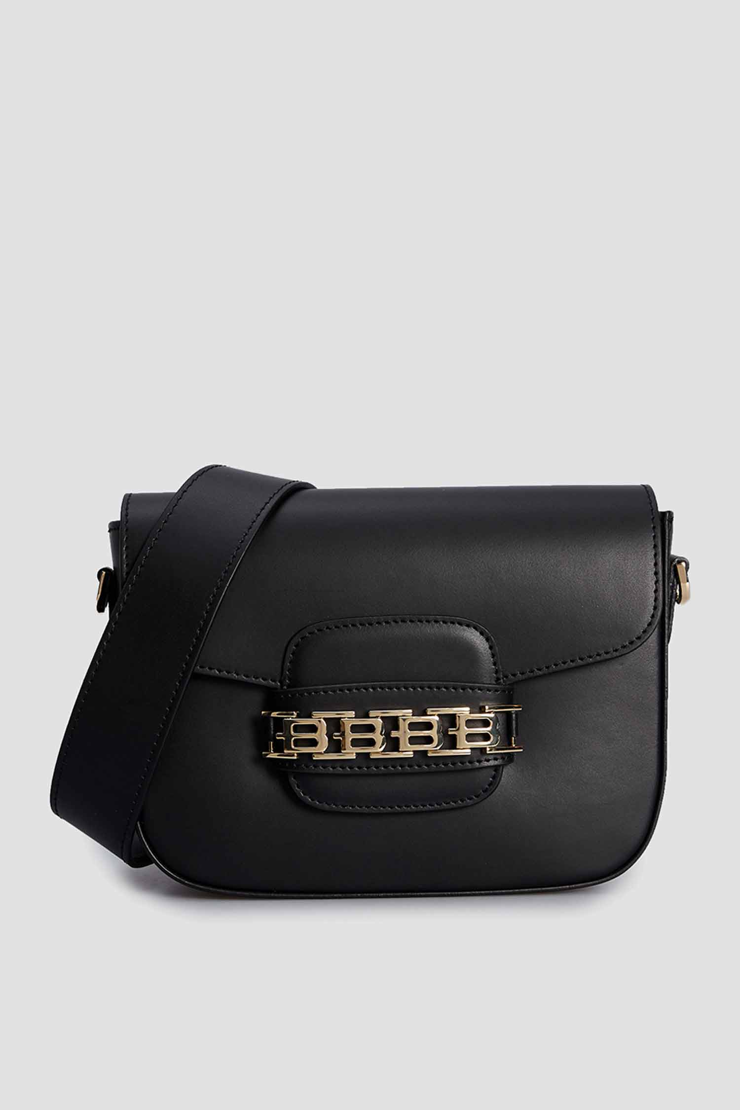 Женская черная кожаная сумка Baldinini B3B050XXVITE;0000