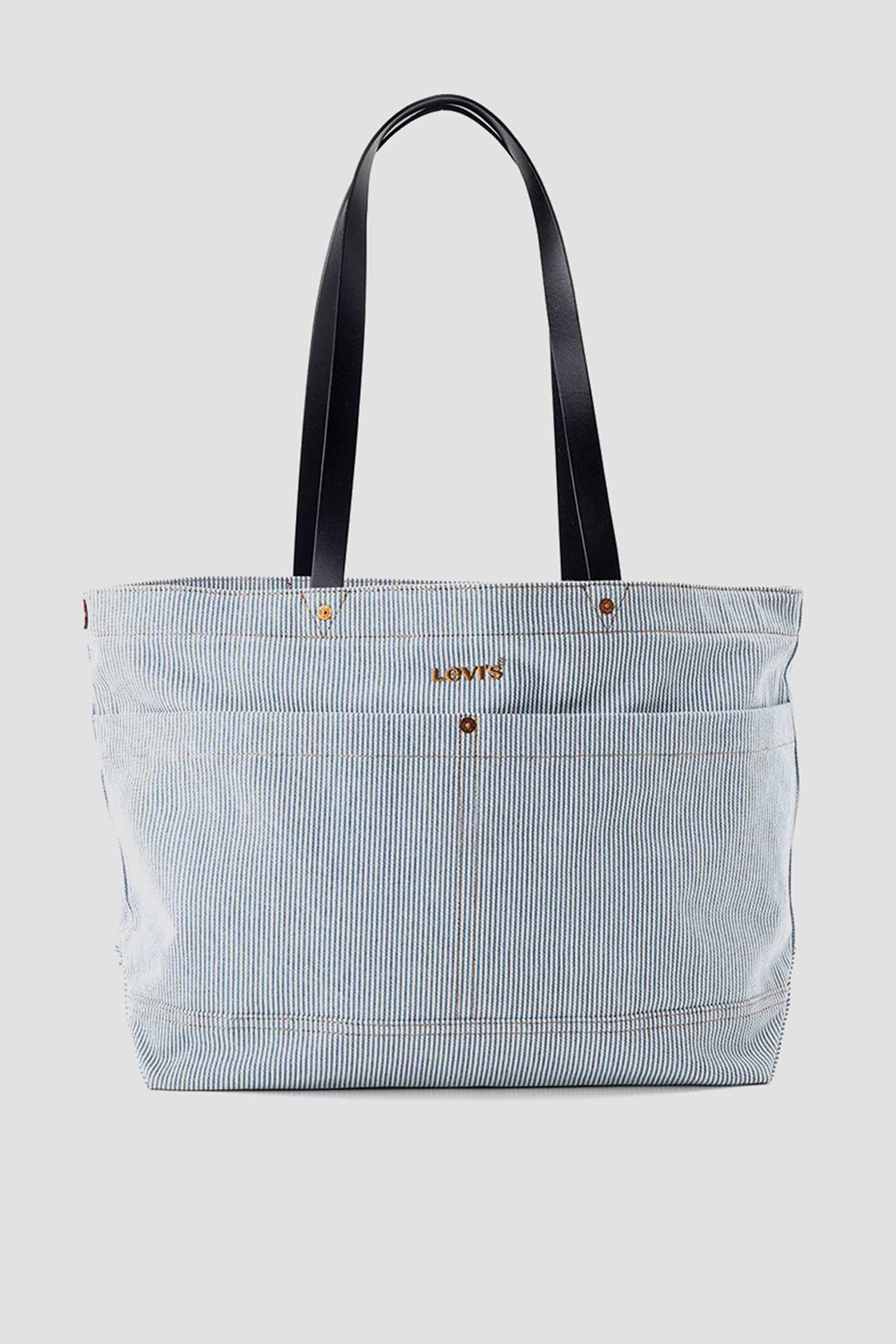 Женская голубая джинсовая сумка в полоску Levi’s® D7959;0004