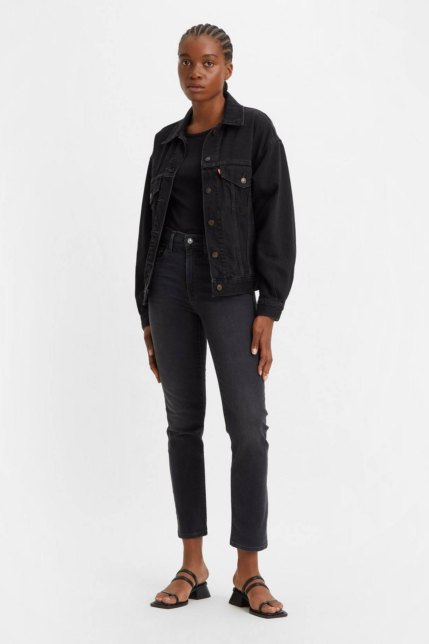 Жіночі чорні джинси 
724® High Rise Straight Levi’s® 18883;0199