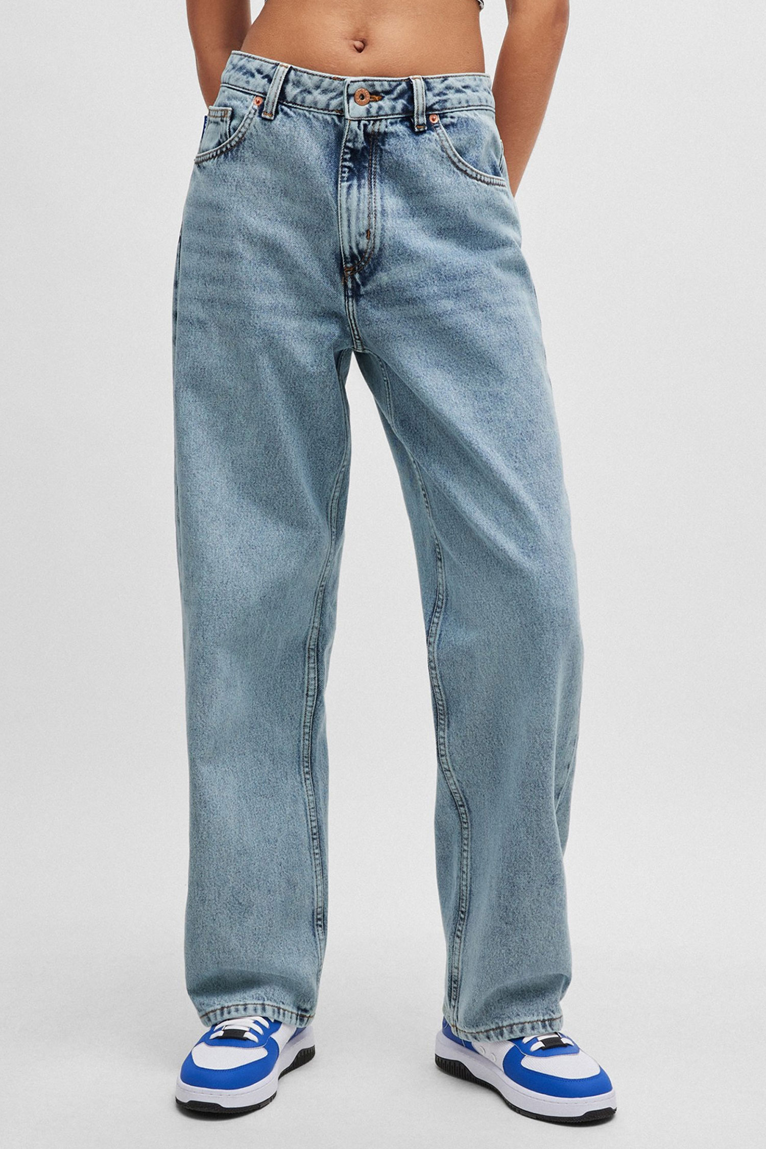 Женские голубые джинсы HUGO BLUE 50513704;430