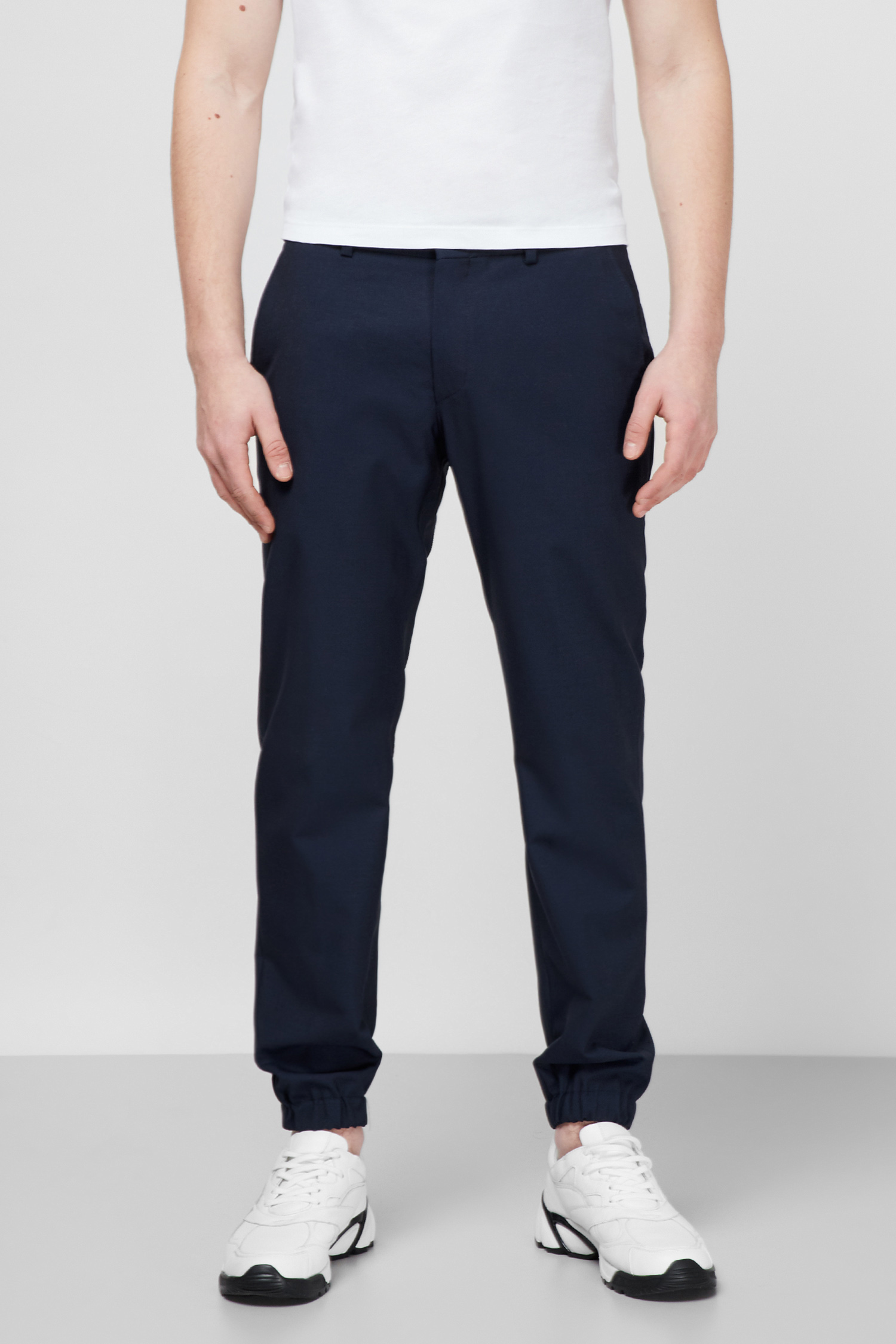 Синие шерстяные брюки для парней Karl Lagerfeld 511099.255019;680