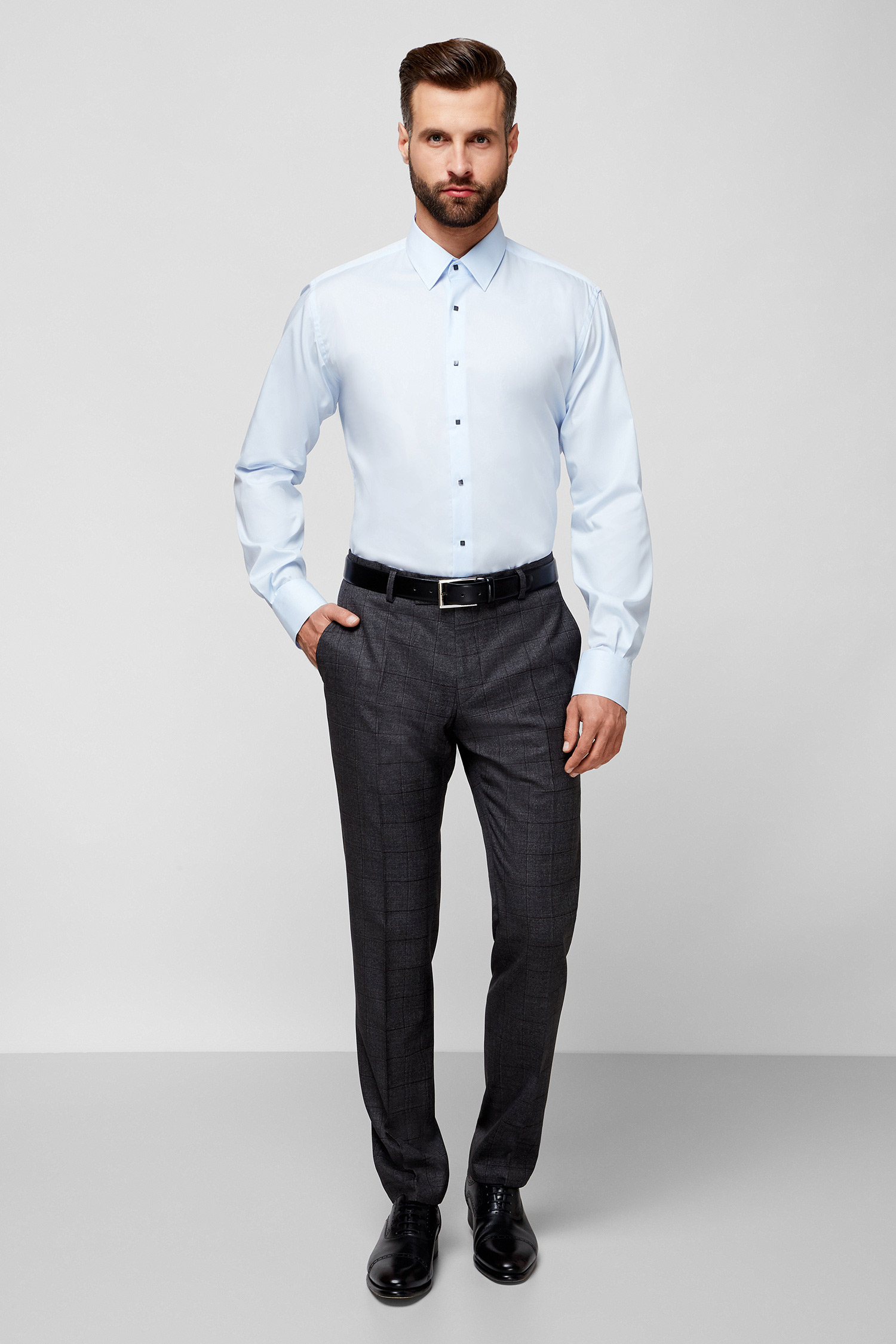 Чоловіча блакитна сорочка Karl Lagerfeld 500699.605000;620