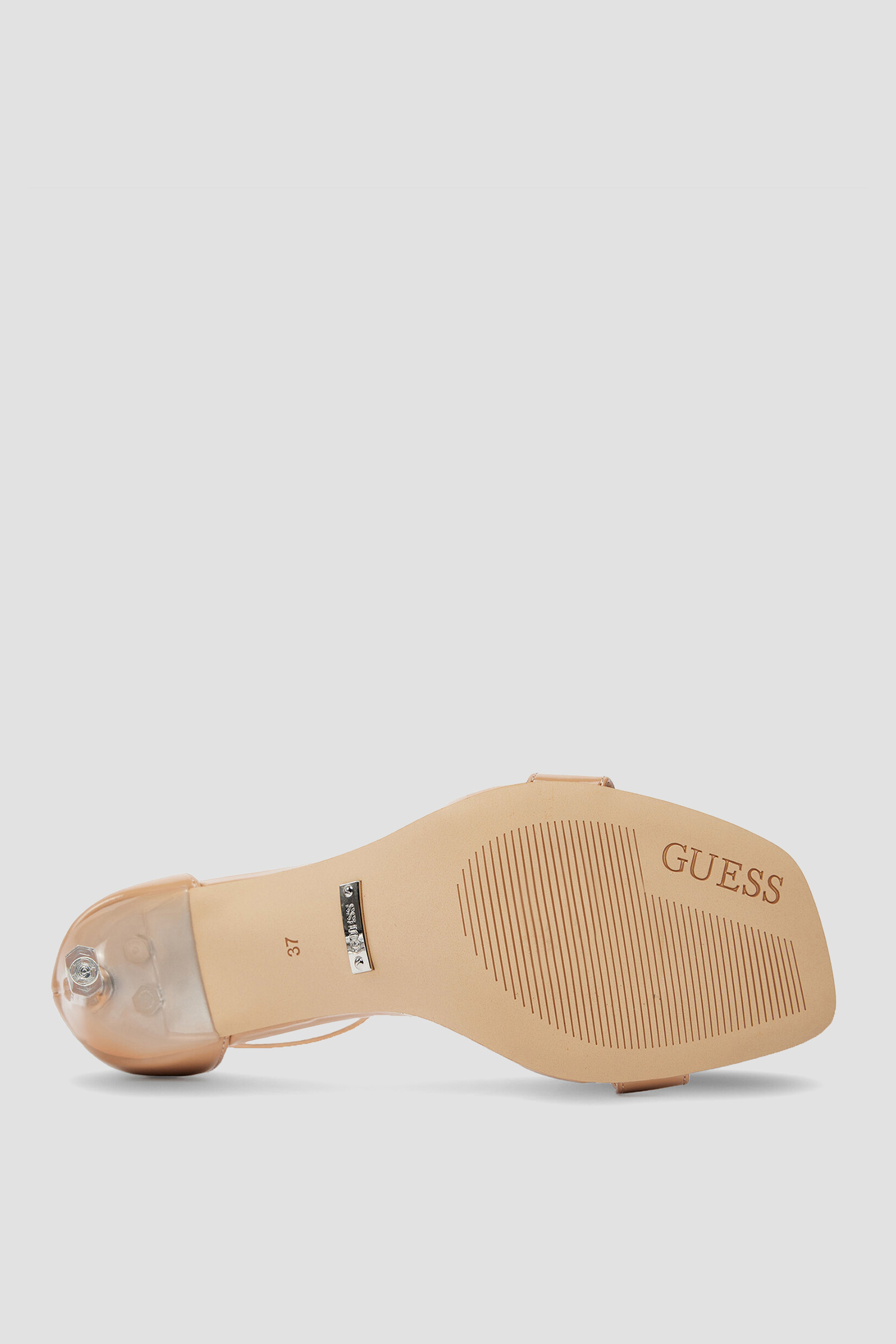 Жіночі бежеві босоніжки Guess FLJSHY.PAT03;NATU