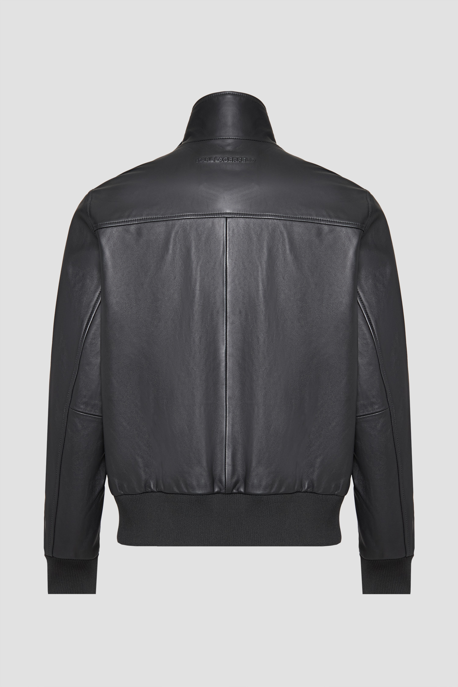 Чоловіча чорна шкіряна куртка Karl Lagerfeld 561422.555023;990