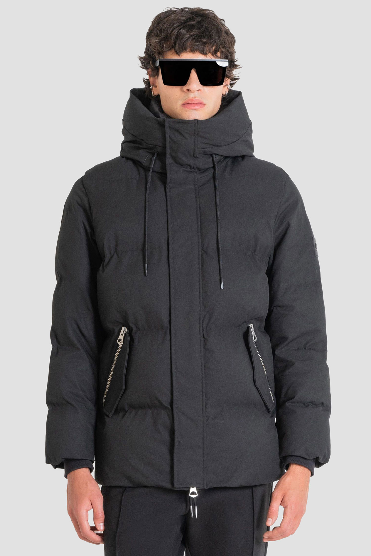 Мужская черная куртка Antony Morato MMCO00885.FA600273;9000