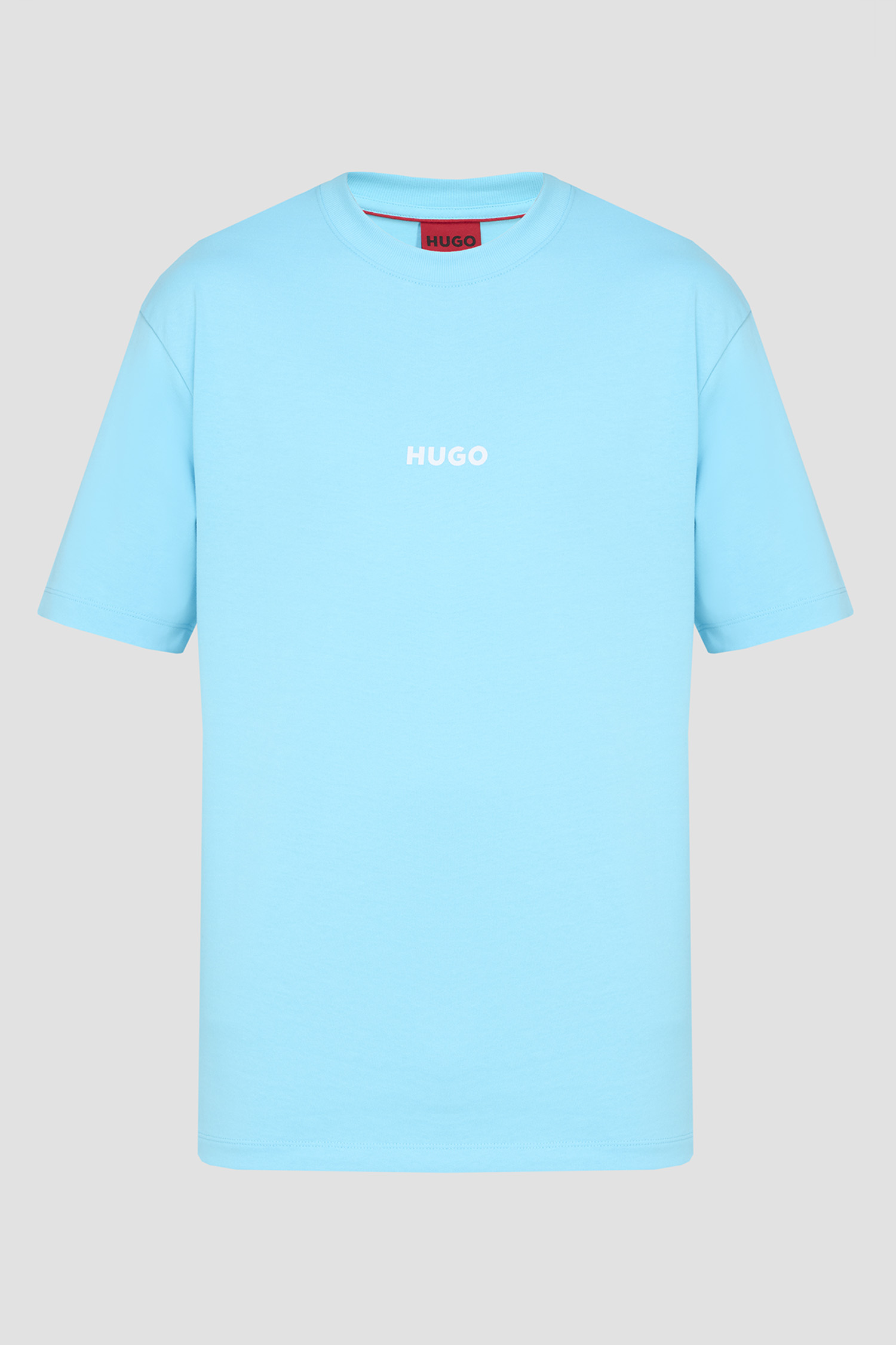Мужская голубая футболка HUGO 50513834;443