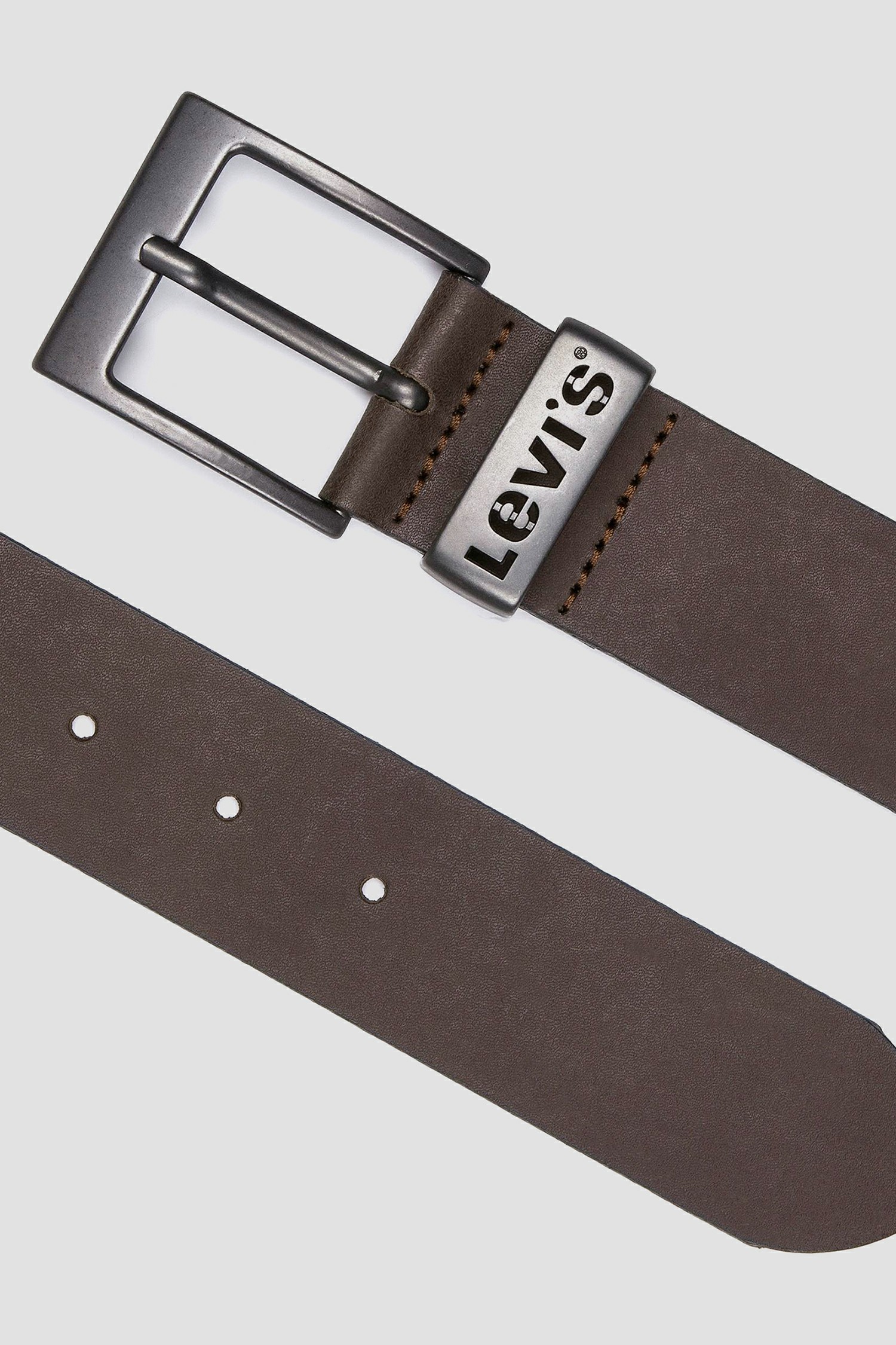 Мужской коричневый кожаный ремень Levi’s® 38019;0119