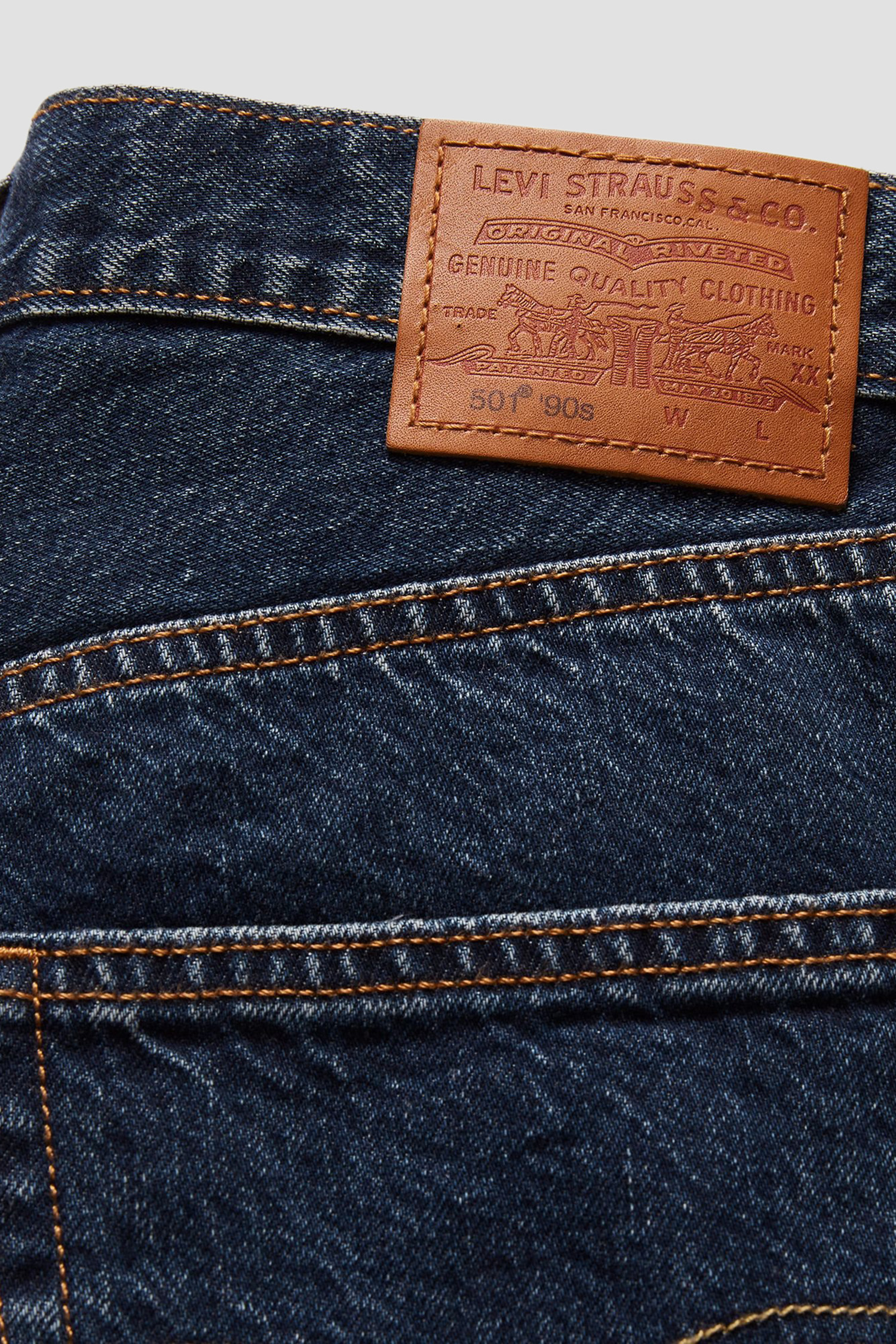 Женские темно-синие джинсовые шорты 501® '90s Lightweight Levi’s® A8433;0000