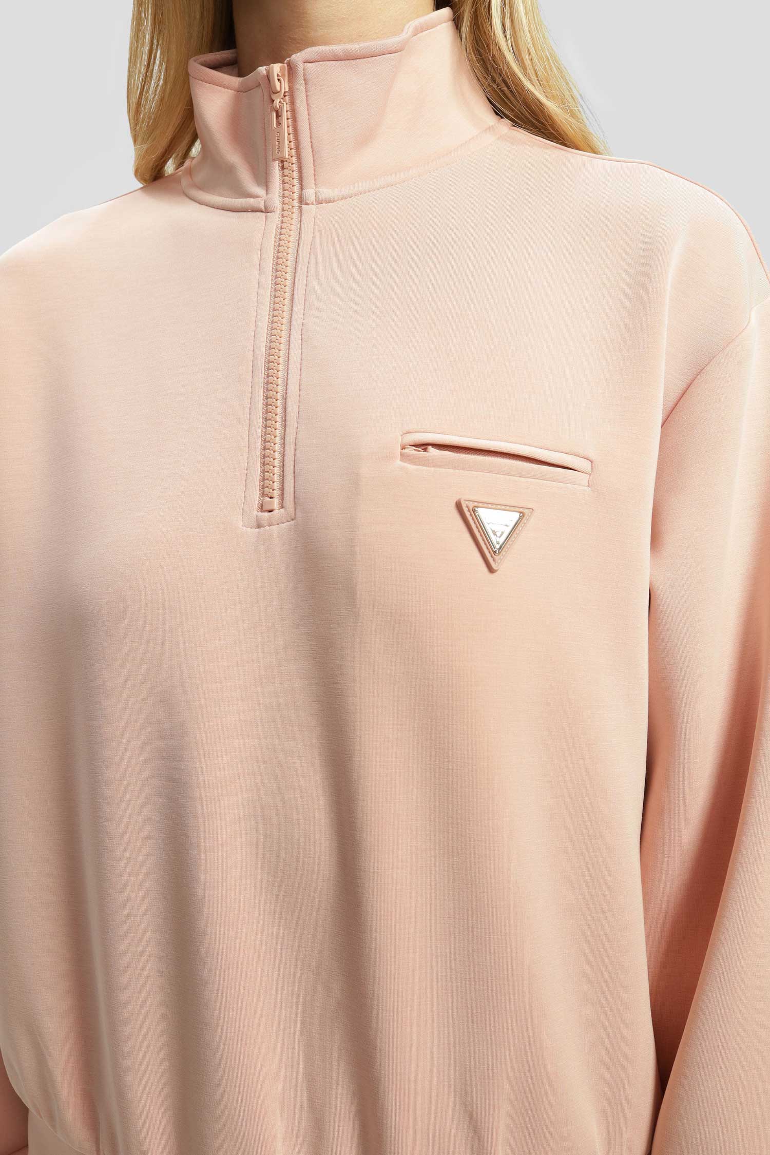 Женская розовая спортивная кофта Guess V5RQ10.KCAY2;G6M1