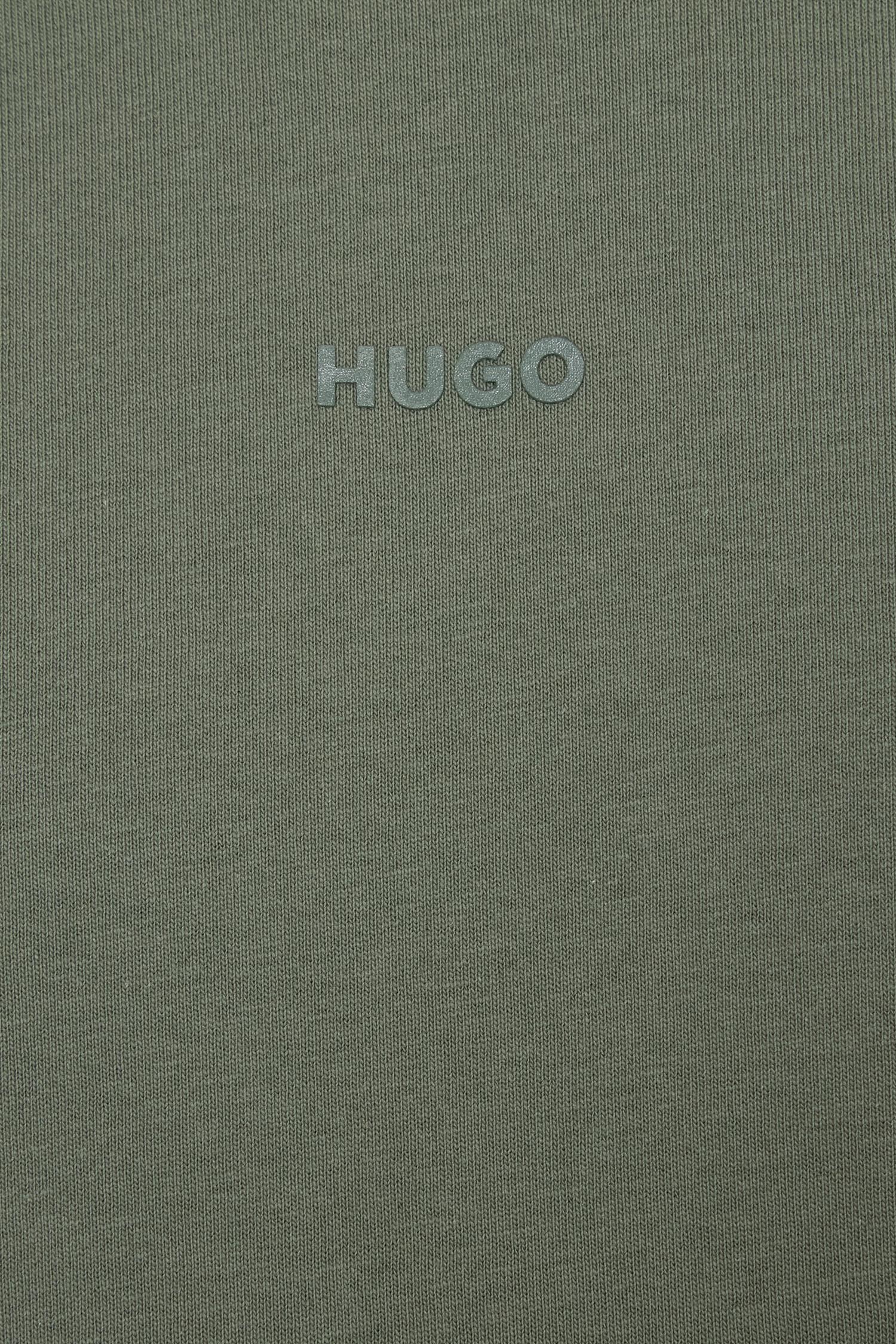 Мужской зеленый лонгслив HUGO 50511029;343