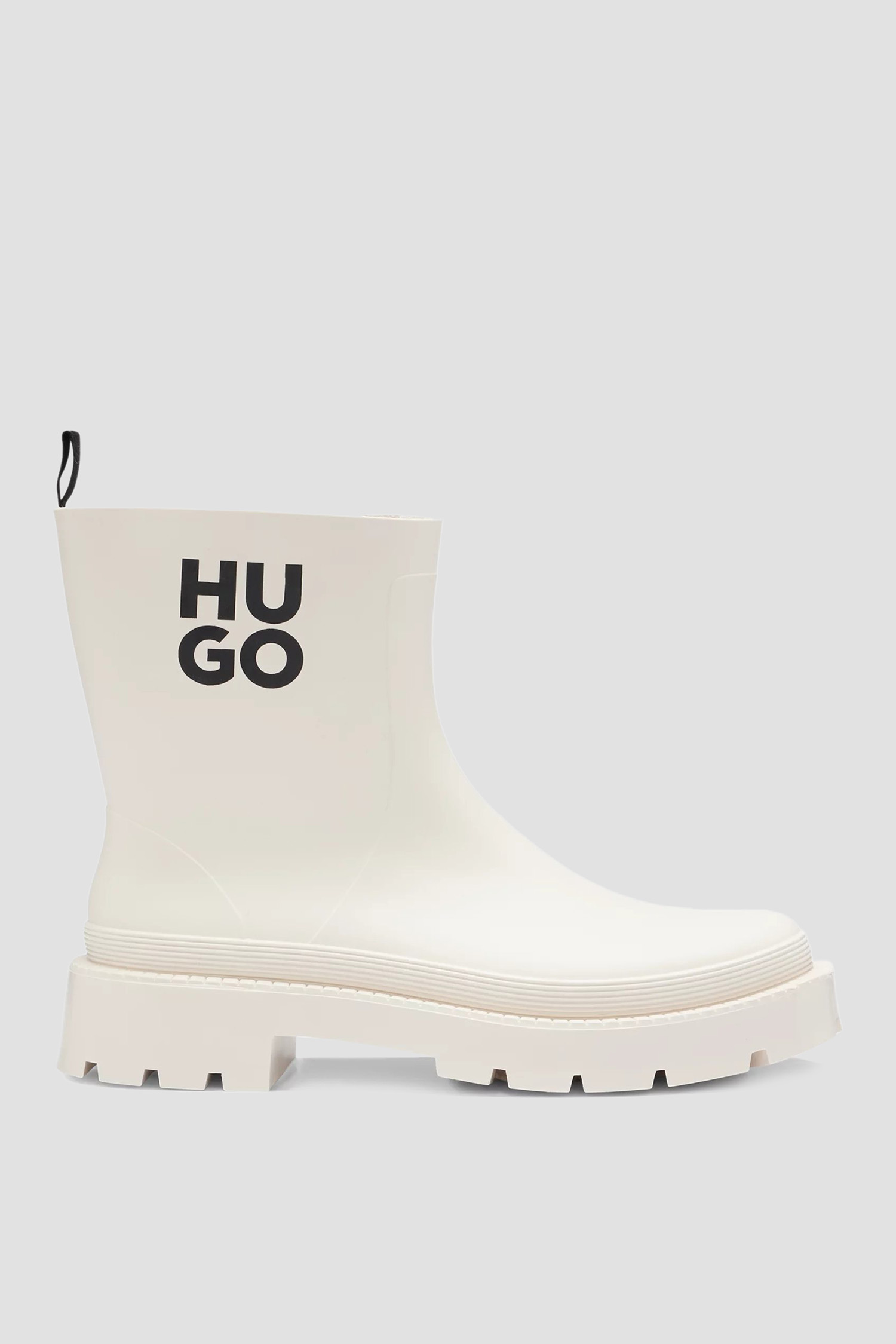 Жіночі білі гумові чоботи HUGO 50498090;110