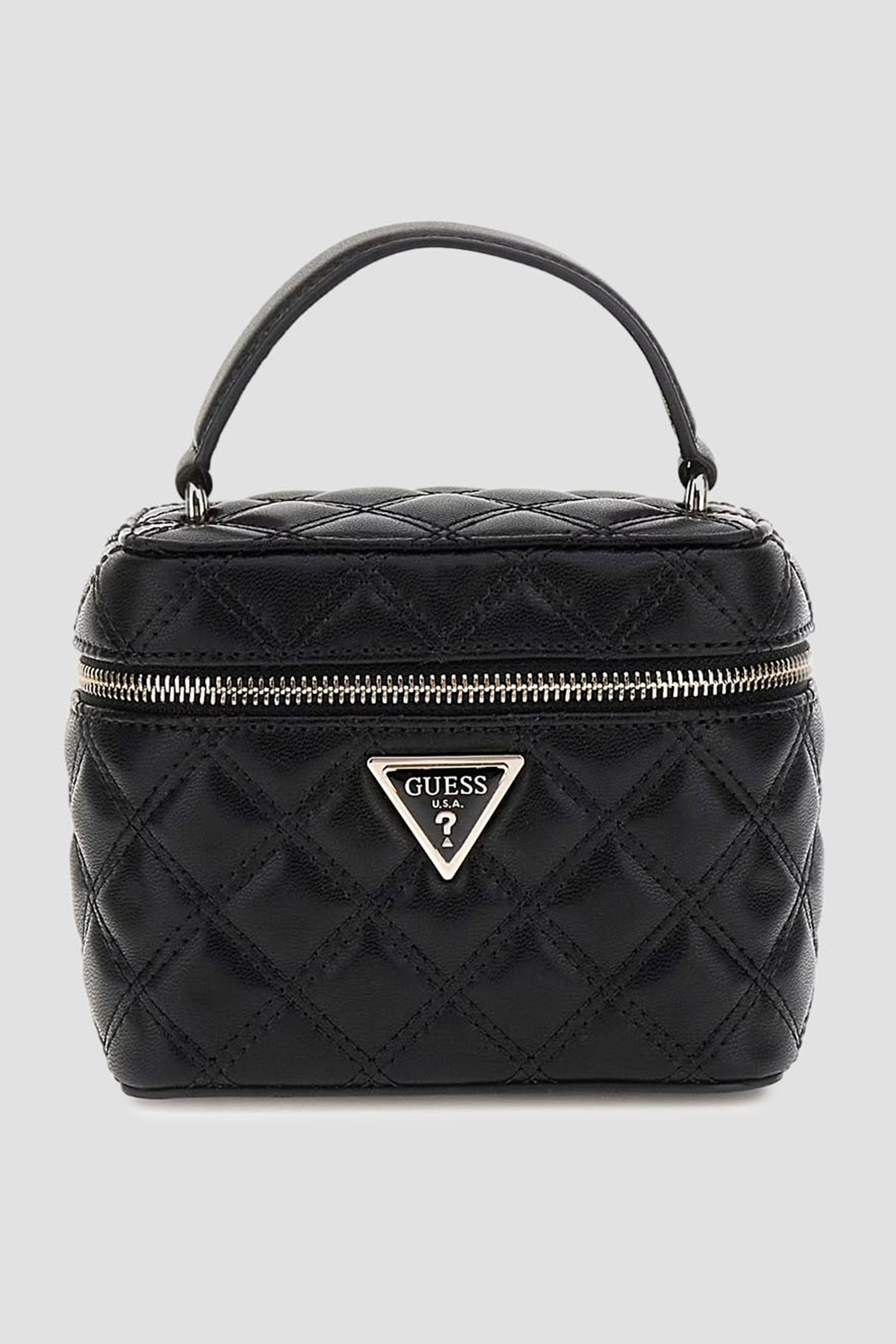 Жіноча чорна косметичка Guess HWQG96.73770;BLA