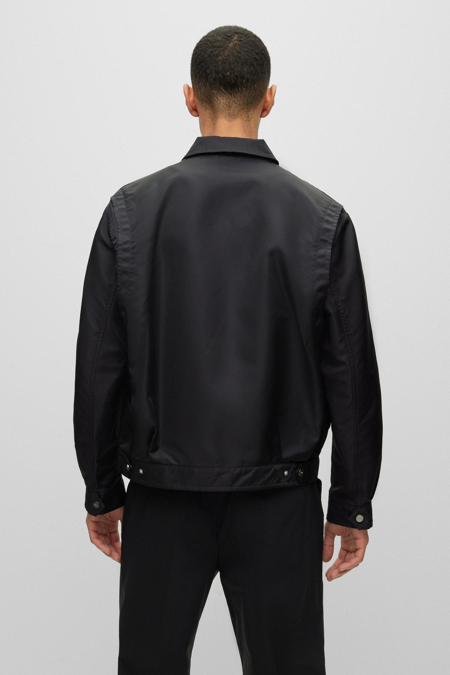 Мужская черная куртка HUGO 50485580;001