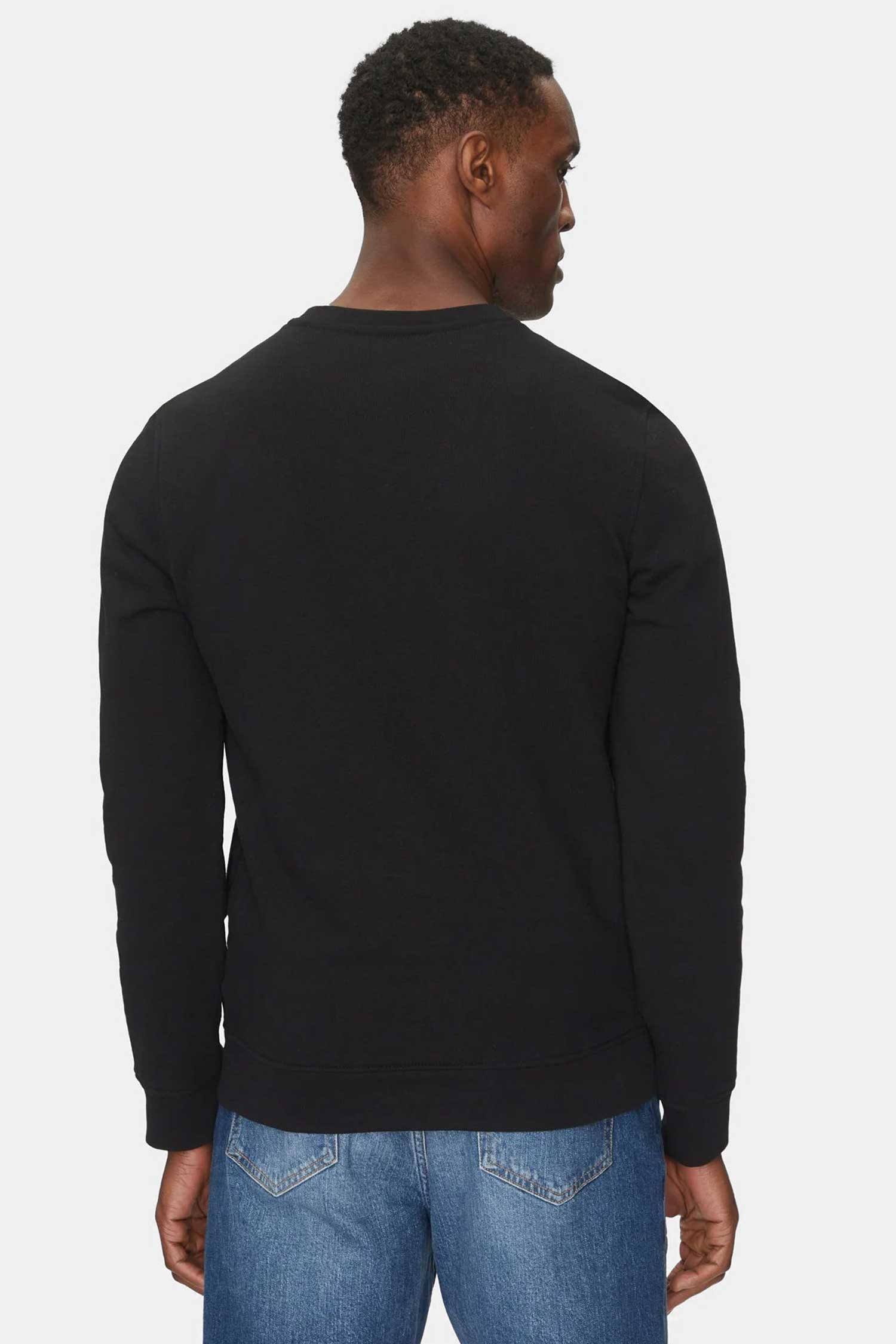 Мужской черный свитшот Guess M5GQ08.KCN01;JBLK