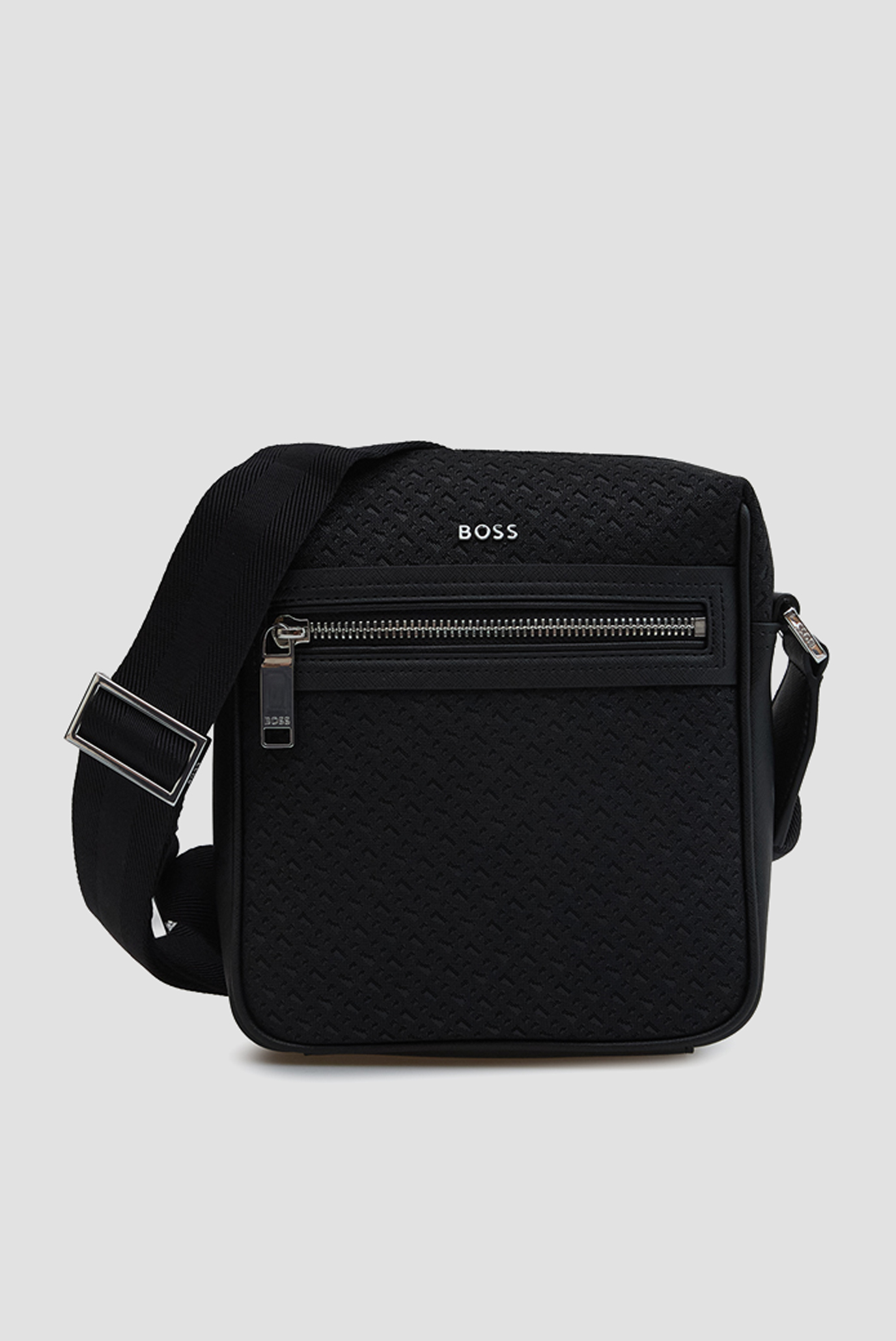 Чоловіча чорна сумка з візерунком BOSS 50563718;002