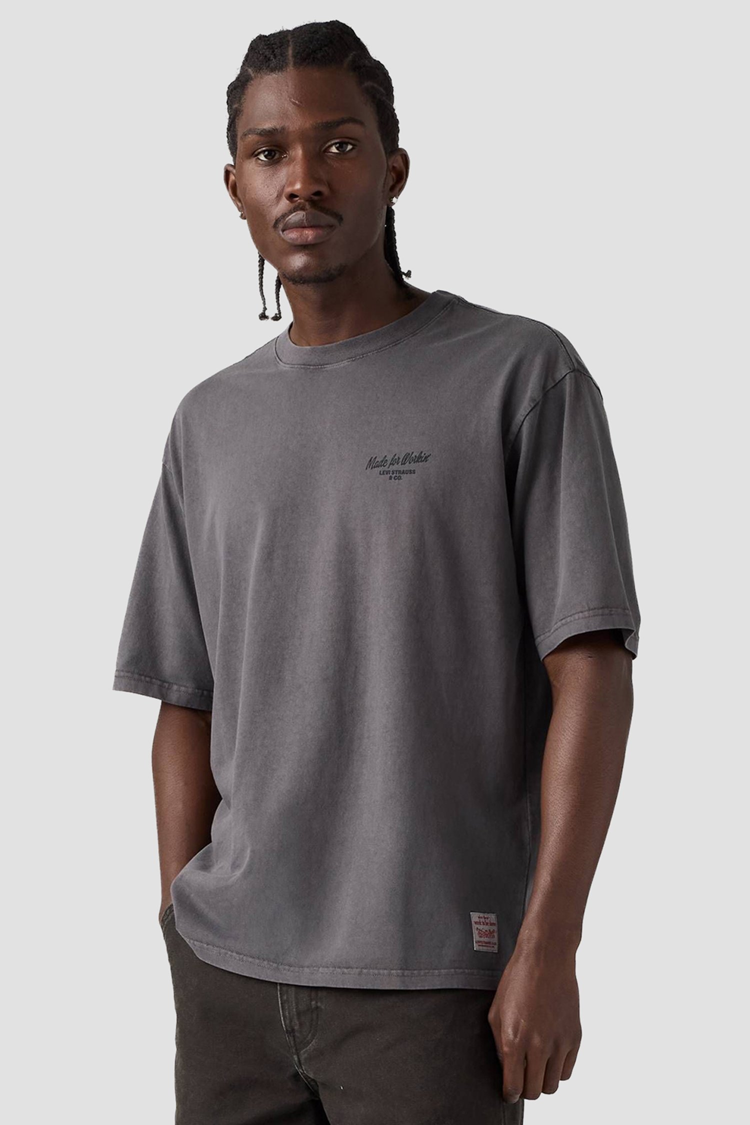 Мужская серая футболка Levi’s® 003XL;0005
