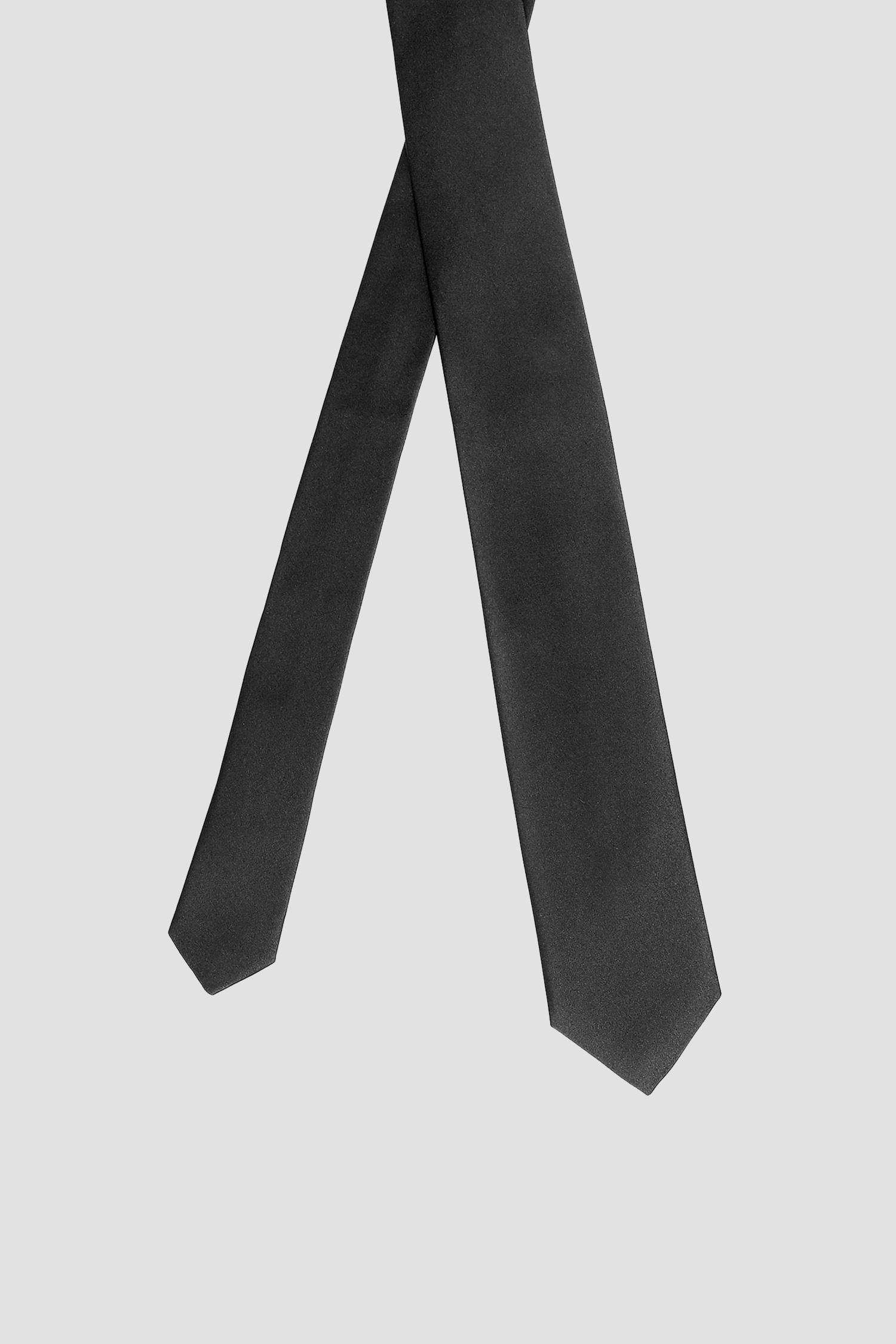 Мужской черный шелковый галстук Karl Lagerfeld 500198.805100;990