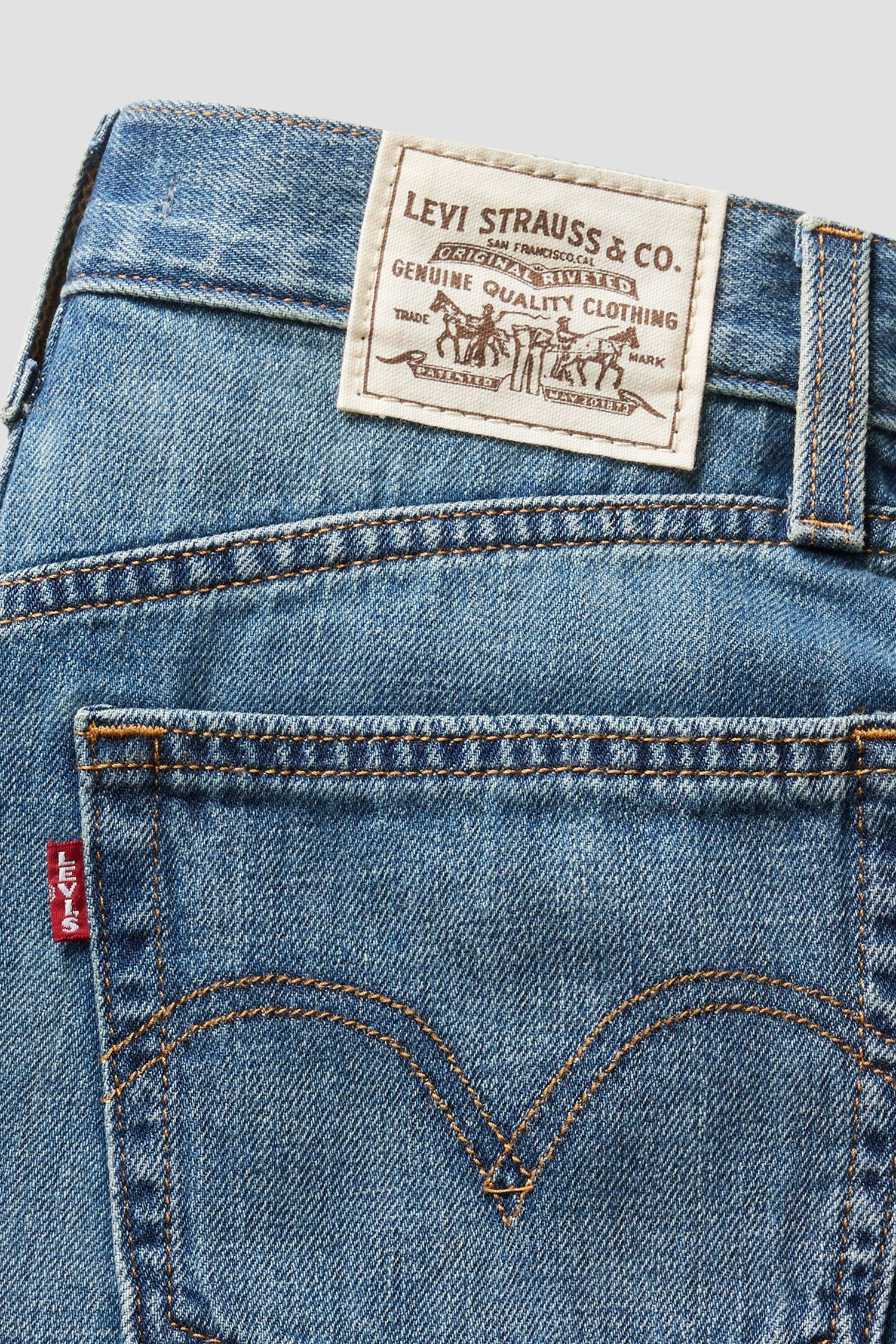 Женские синие джинсовые шорты High Rise Baggy Levi’s® A9311;0017