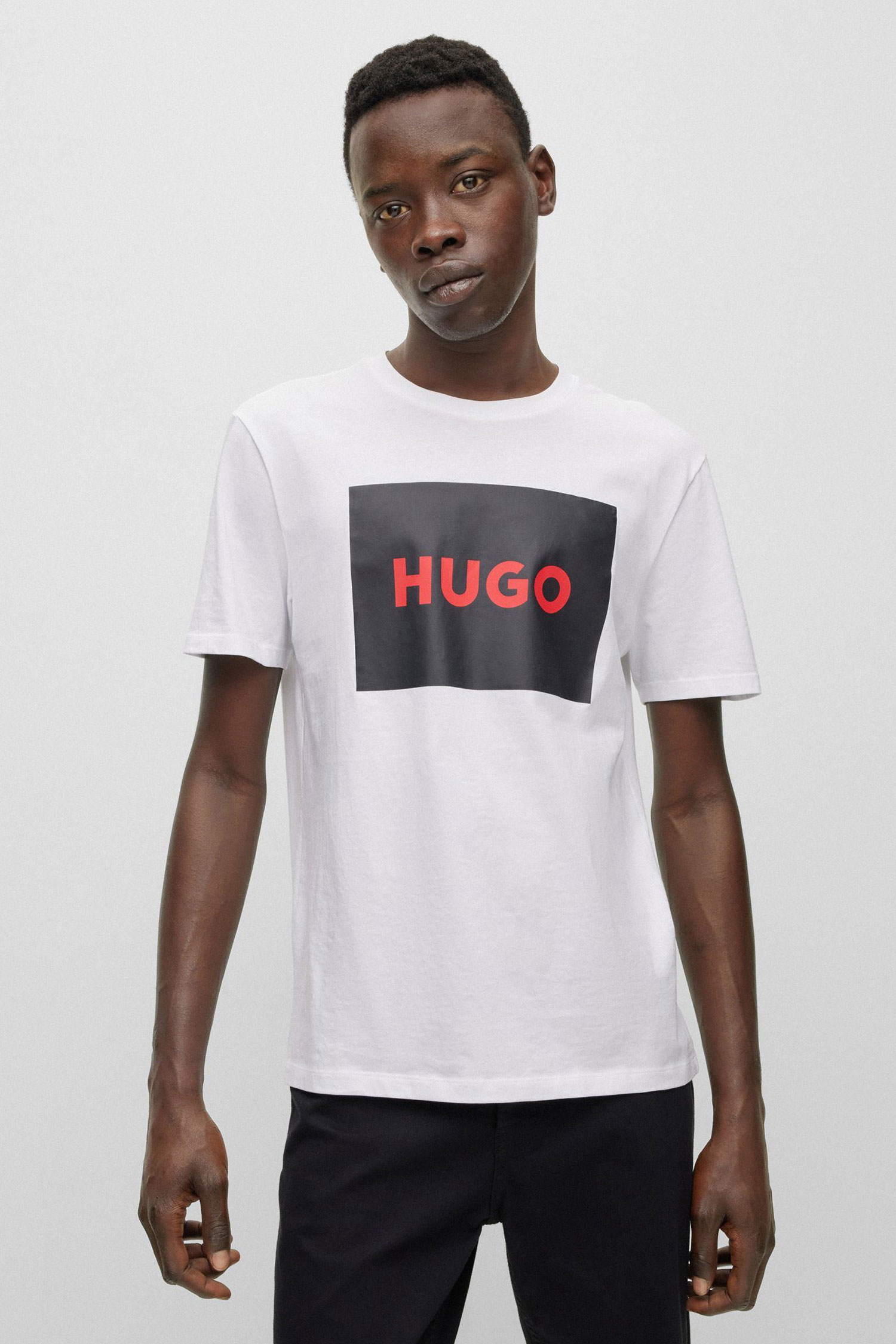 Чоловіча біла футболка HUGO 50467952;127