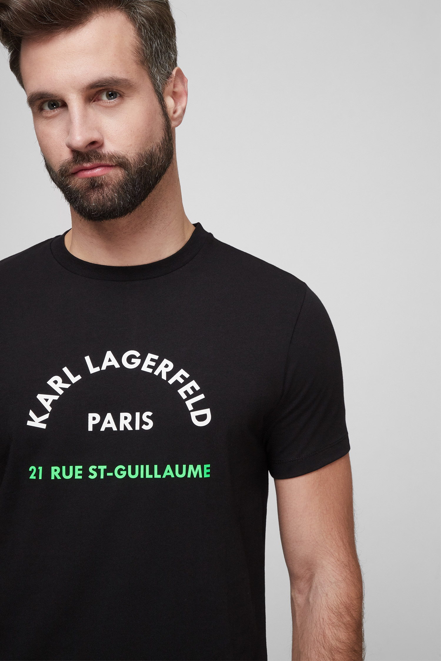 Чоловіча чорна футболка Karl Lagerfeld 511224.755090;990