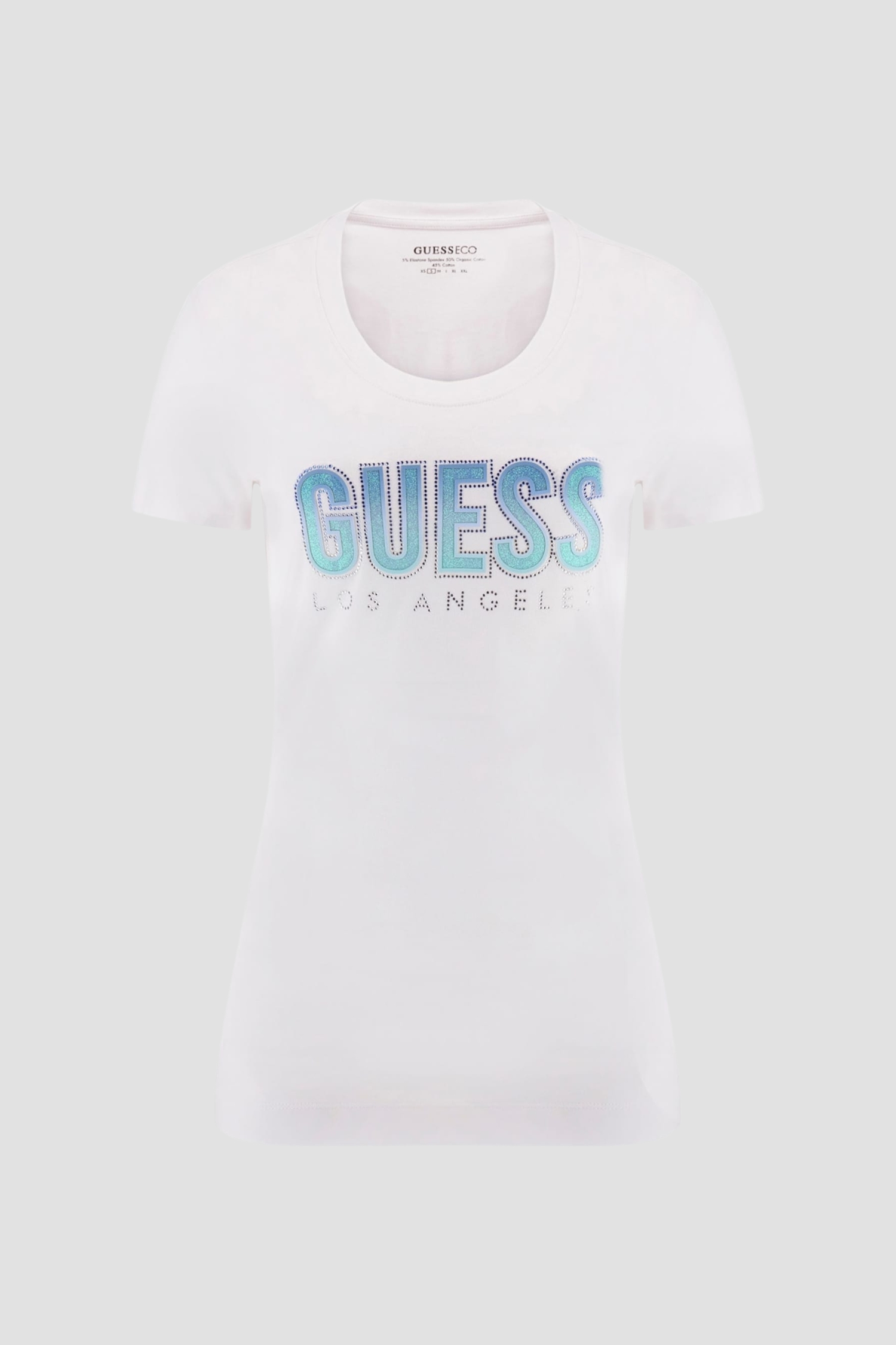 Жіноча біла футболка Guess W5GI14.J1314;G011