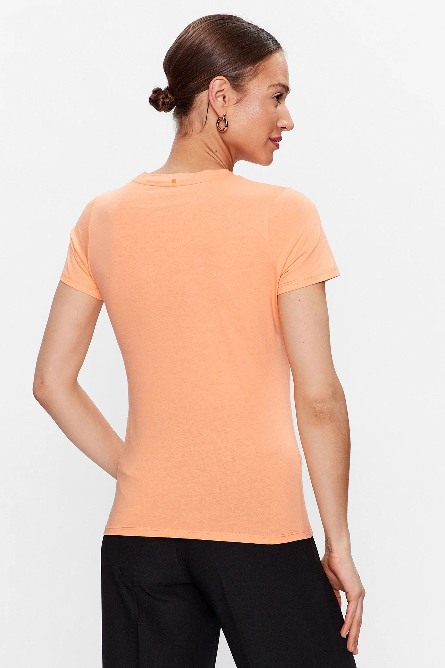 Жіноча помаранчева футболка BOSS 50468356;833